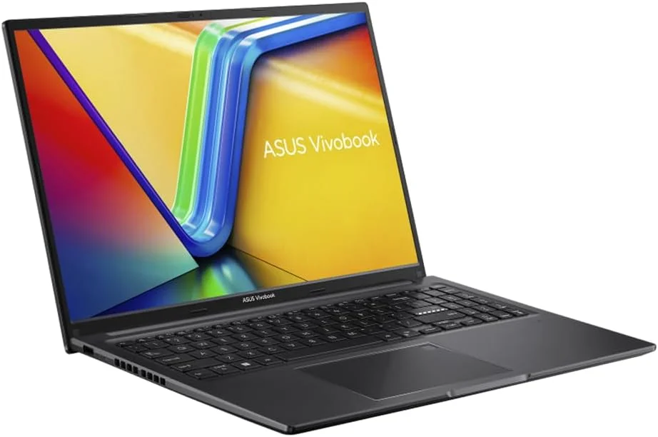 لپ تاپ ایسوس ویووبوک 16 اینچی با نمایشگر WUXGA IPS | کیبورد چیکلت انگلیسی | M1605YA-MB345 | AMD R7-7730U | رم 8 گیگابایت | 512 گیگابایت SSD | ویندوز 11 پرو (ارتقا یافته) - مشکی تاف
