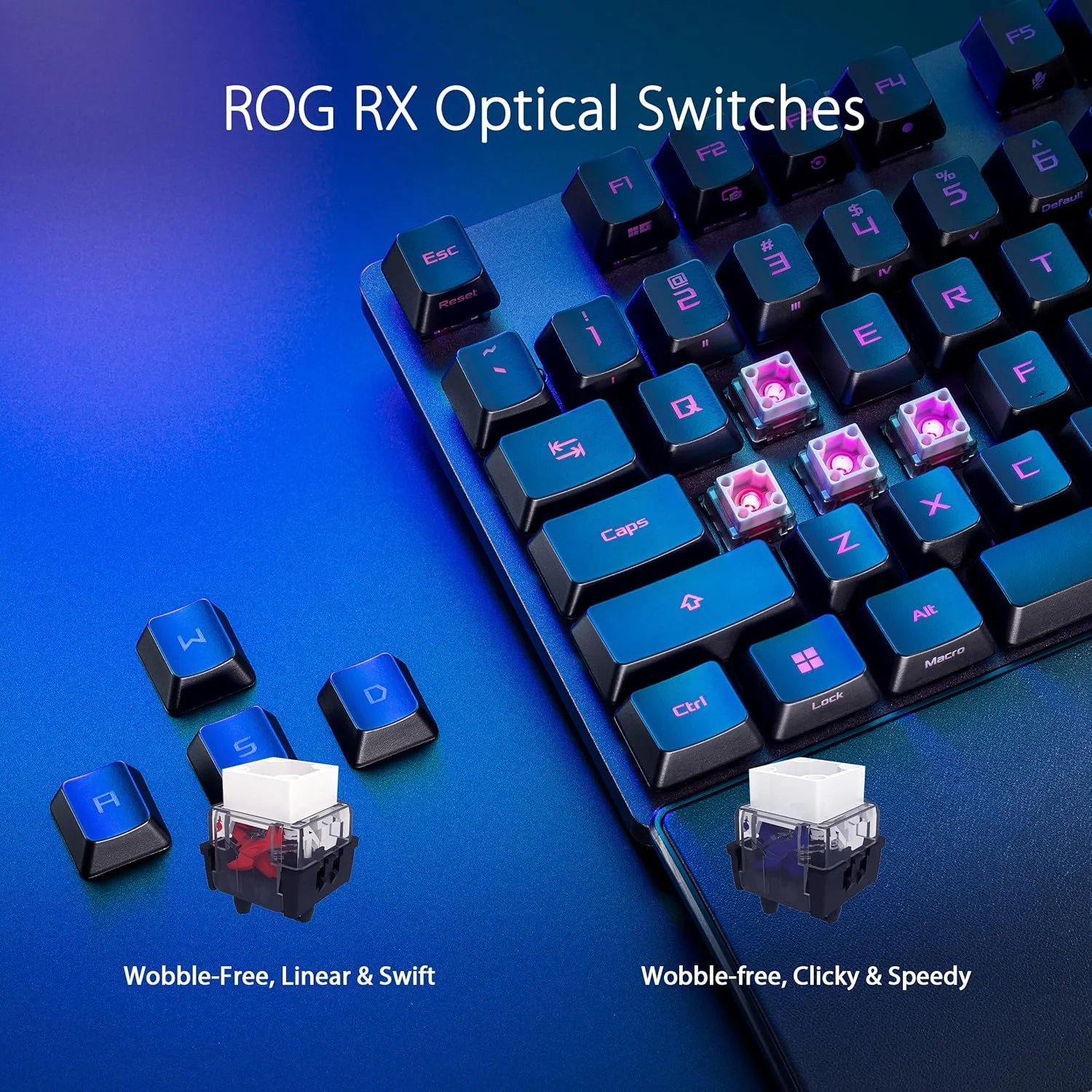 ASUS ROG Strix Scope II RX صفحه کلید مکانیکی گیمینگ Rx Red QWERTY اسپانیایی
