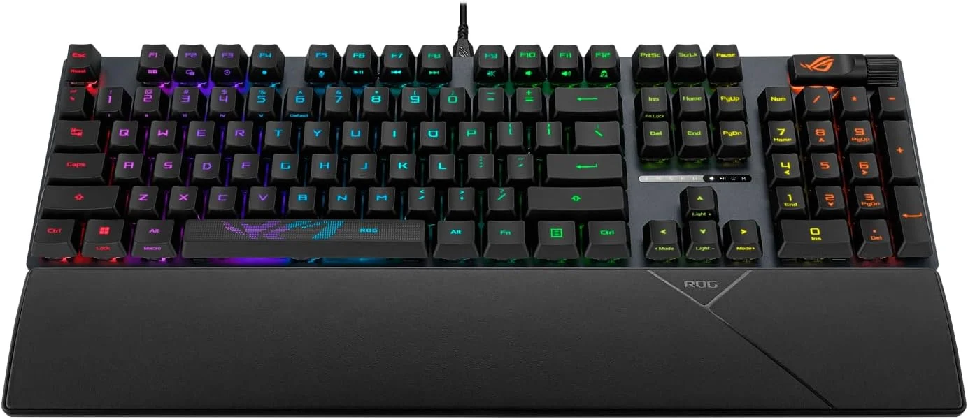 ASUS ROG Strix Scope II RX صفحه کلید مکانیکی گیمینگ Rx Red QWERTY اسپانیایی