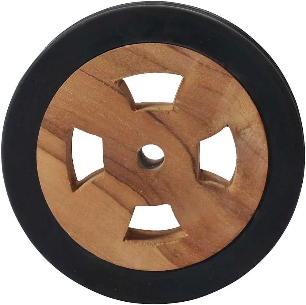 ویدا ایکس ال 2 عدد چرخ یدکی چوب ساج جامد برای تخت آفتابگیر، مقاوم در برابر آب و هوا، لوازم جانبی مبلمان باغی جایگزین فضای باز