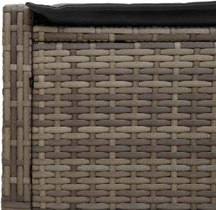 تخت آفتاب دو نفره ویدا ایکس ال با کوسن، تخت آفتاب برای پاسیو باغ فضای باز، تخت روز، تخت استراحت، سبک مدرن، راتان پلی خاکستری تخت آفتاب دو نفره ویدا ایکس ال با کوسن، تخت آفتاب برای پاسیو باغ فضای باز، تخت روز، تخت استراحت، سبک مدرن، راتان پلی خاکستری