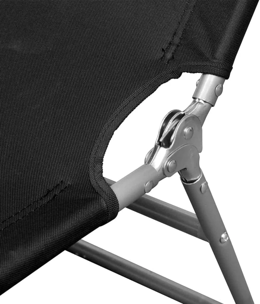 صندلی آفتابگیر تاشو ویدا ایکس ال با پشتی قابل تنظیم مشکی صندلی آفتابگیر تاشو ویدا ایکس ال با پشتی قابل تنظیم مشکی