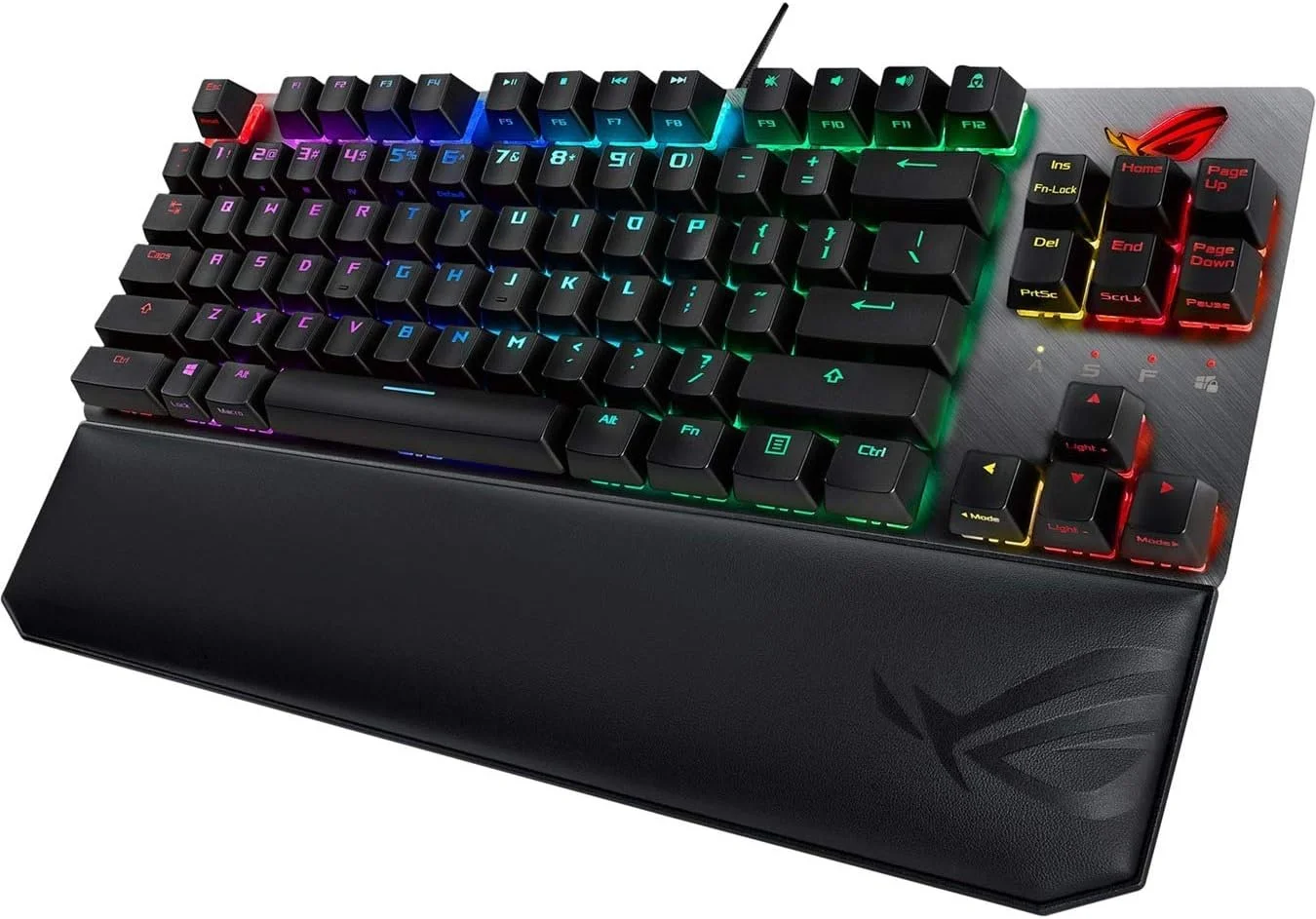 کیبورد گیمینگ مکانیکی سیم دار ایسوس ROG Strix Scope Tkl RGB مدل X802 Tkl/Bn/Us