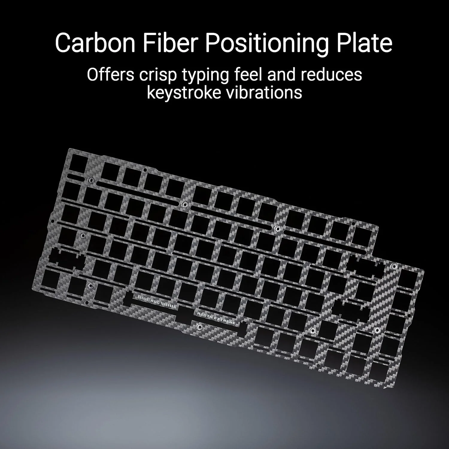 کیبورد گیمینگ مکانیکی بی سیم ایسوس ROG Azoth Extreme - 75% TKL، سوییچ های کلیکی ROG NX Storm، کلیدهای PBT، شاسی آلومینیومی، فیبر کربن، مانت گسکت، صفحه نمایش رنگی OLED، پشتیبانی از PC/Mac - مشکی کیبورد گیمینگ مکانیکی بی سیم ایسوس ROG Azoth Extreme - 75% TKL، سوییچ های کلیکی ROG NX Storm، کلیدهای PBT، شاسی آلومینیومی، فیبر کربن، مانت گسکت، صفحه نمایش رنگی OLED، پشتیبانی از PC/Mac - مشکی