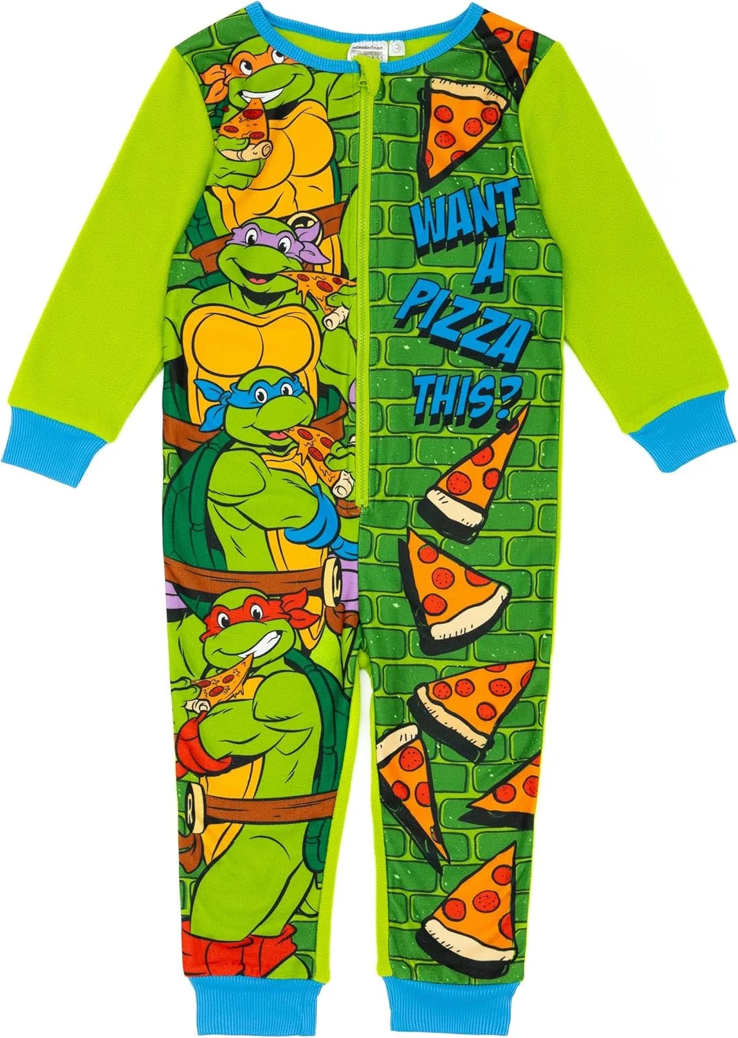 لباس خواب سرهمی شخصیت کارتونی لاک پشت های نینجا نوجوانان سبز و آبی | با این لباس خواب لاک پشت های نینجا به ماجراجویی های قهرمانانه شیرجه بزنید لباس خواب سرهمی شخصیت کارتونی لاک پشت های نینجا نوجوانان سبز و آبی | با این لباس خواب لاک پشت های نینجا به ماجراجویی های قهرمانانه شیرجه بزنید