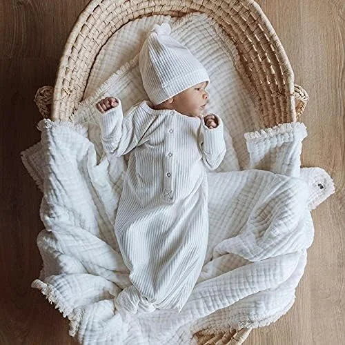 لباس خواب گرهای نوزادی Twopumpkin، مناسب دختر و پسر، لباس یکسره خواب نوزاد، لباس خواب زمستانی نوزاد لباس خواب گرهای نوزادی Twopumpkin، مناسب دختر و پسر، لباس یکسره خواب نوزاد، لباس خواب زمستانی نوزاد