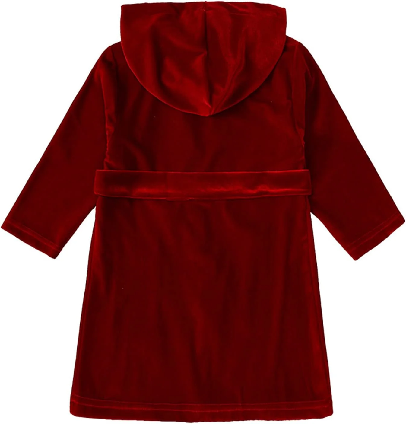 ست حوله حمام کریسمس دخترانه Verve Jelly، لباس خواب پشمی آستین بلند یقه عروسکی دکمه دار، لباس خواب 100 قرمز4 سایز 2-3 سال