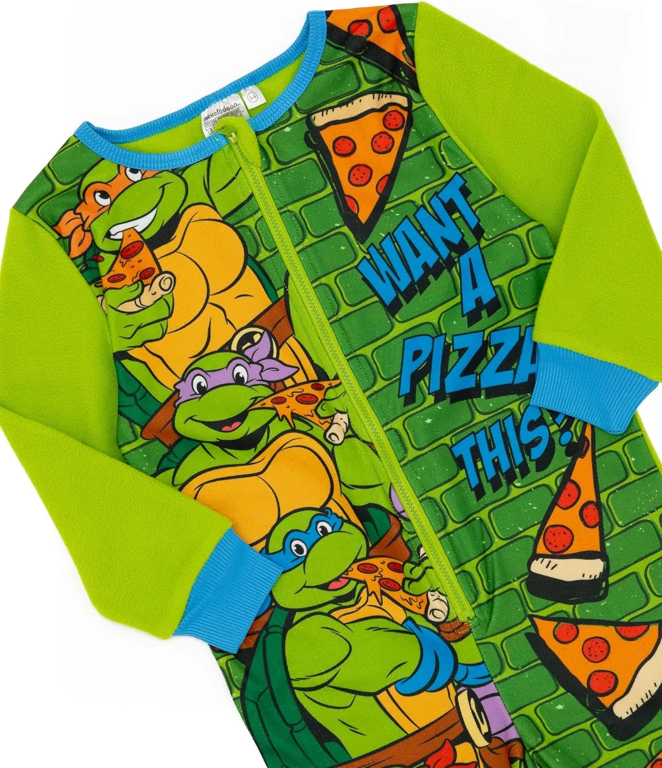 لباس خواب سرهمی شخصیت کارتونی لاک پشت های نینجا نوجوانان سبز و آبی | با این لباس خواب لاک پشت های نینجا به ماجراجویی های قهرمانانه شیرجه بزنید لباس خواب سرهمی شخصیت کارتونی لاک پشت های نینجا نوجوانان سبز و آبی | با این لباس خواب لاک پشت های نینجا به ماجراجویی های قهرمانانه شیرجه بزنید