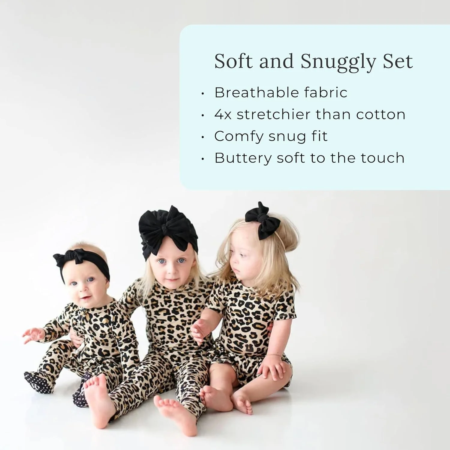 ست پیژامه Posh Peanut - پی‌جی دو تکه دخترانه بچگانه - لباس خواب کودک نوپا - بامبو ویسکوز نرم - نگهداری آسان