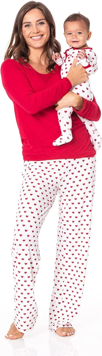 لباس سرهمی زیپ‌دار طرح قلب کیکی، لباس نوزادی یک تکه پسرانه یا دخترانه