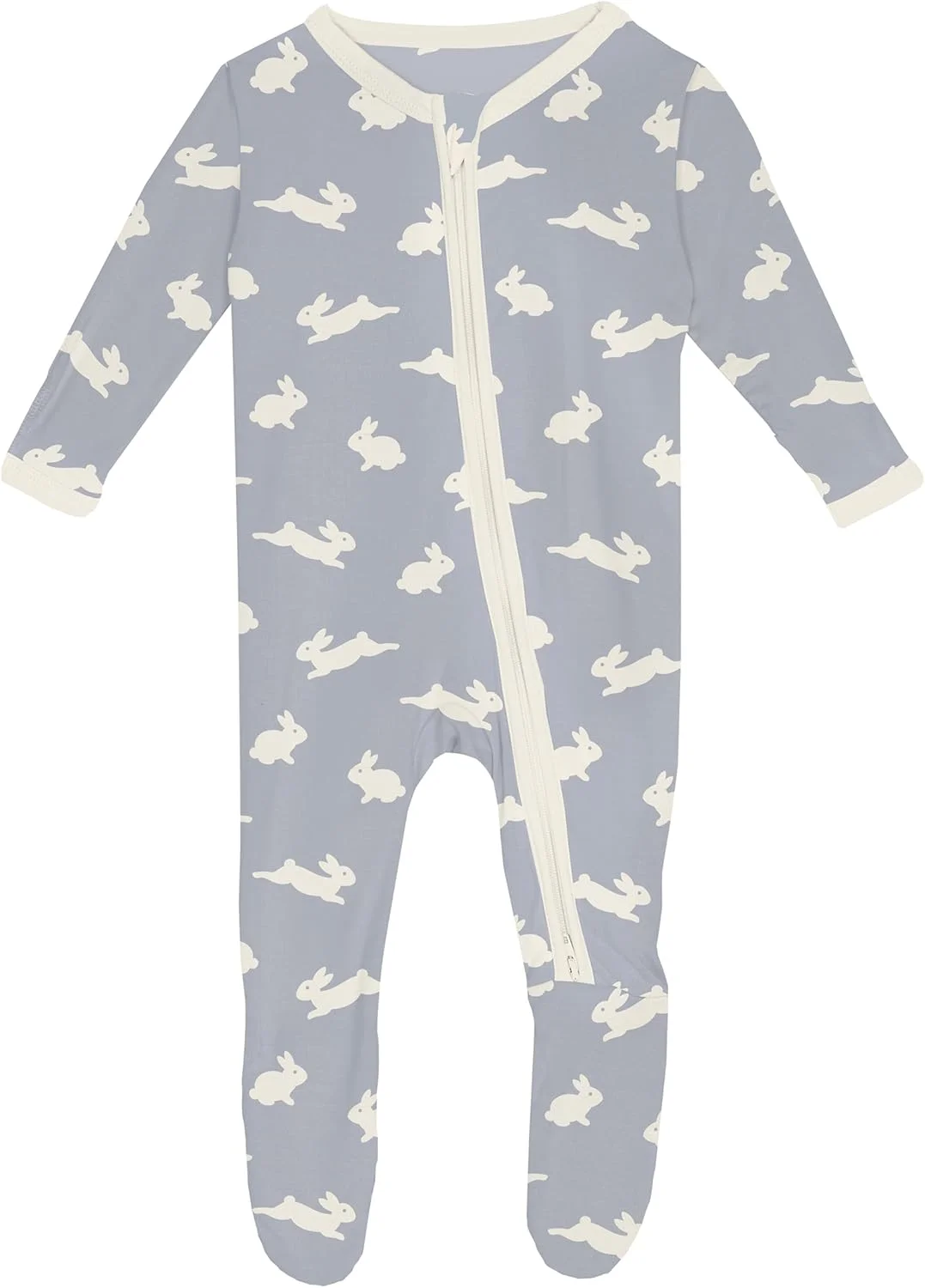 لباس خواب یکسره زیپ‌دار کیکی پنتس طرح عید پاک، رنگ‌های متنوع، لباس عالی برای دختر یا پسر، لباس نوزاد