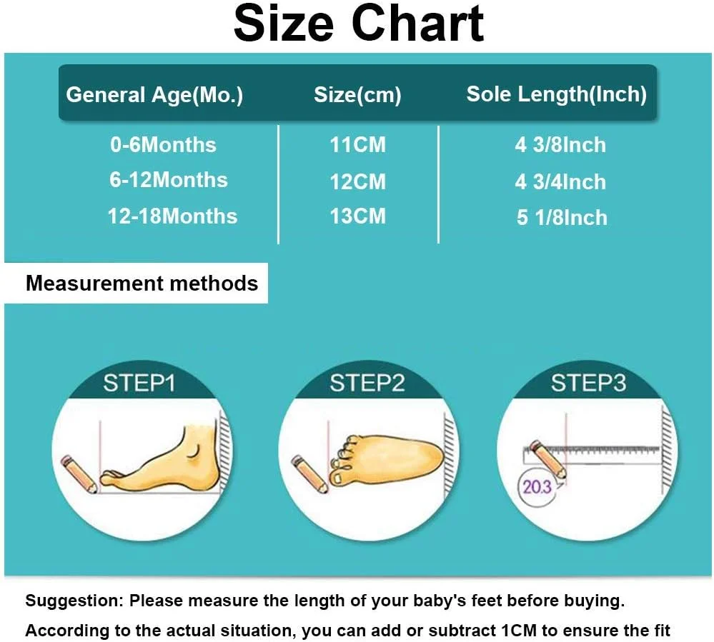 جوراب پاپوش نوزادی پسرانه دخترانه AKINGIO، ضد لغزش، نرم، جوراب چکمه ای، کفش های تخت نوزاد، اولین کفش های راه رفتن، صورتی 12 سانتی متر جوراب پاپوش نوزادی پسرانه دخترانه AKINGIO، ضد لغزش، نرم، جوراب چکمه ای، کفش های تخت نوزاد، اولین کفش های راه رفتن، صورتی 12 سانتی متر