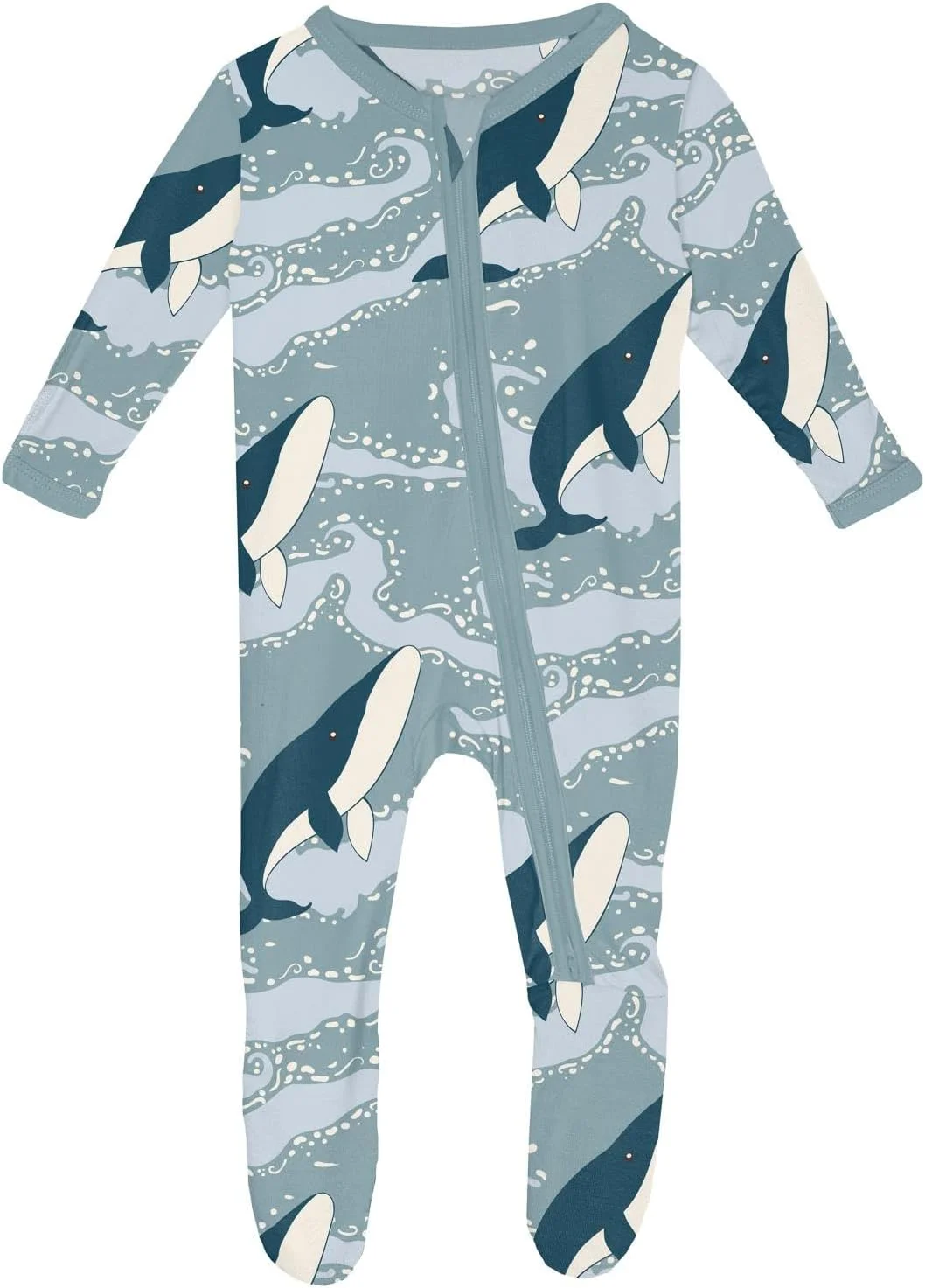 لباس خواب یک تکه زیپ دار طرح دار کیکی، جامه‌های فوق العاده نرم، لباس خواب برای نوزادان و کودکان