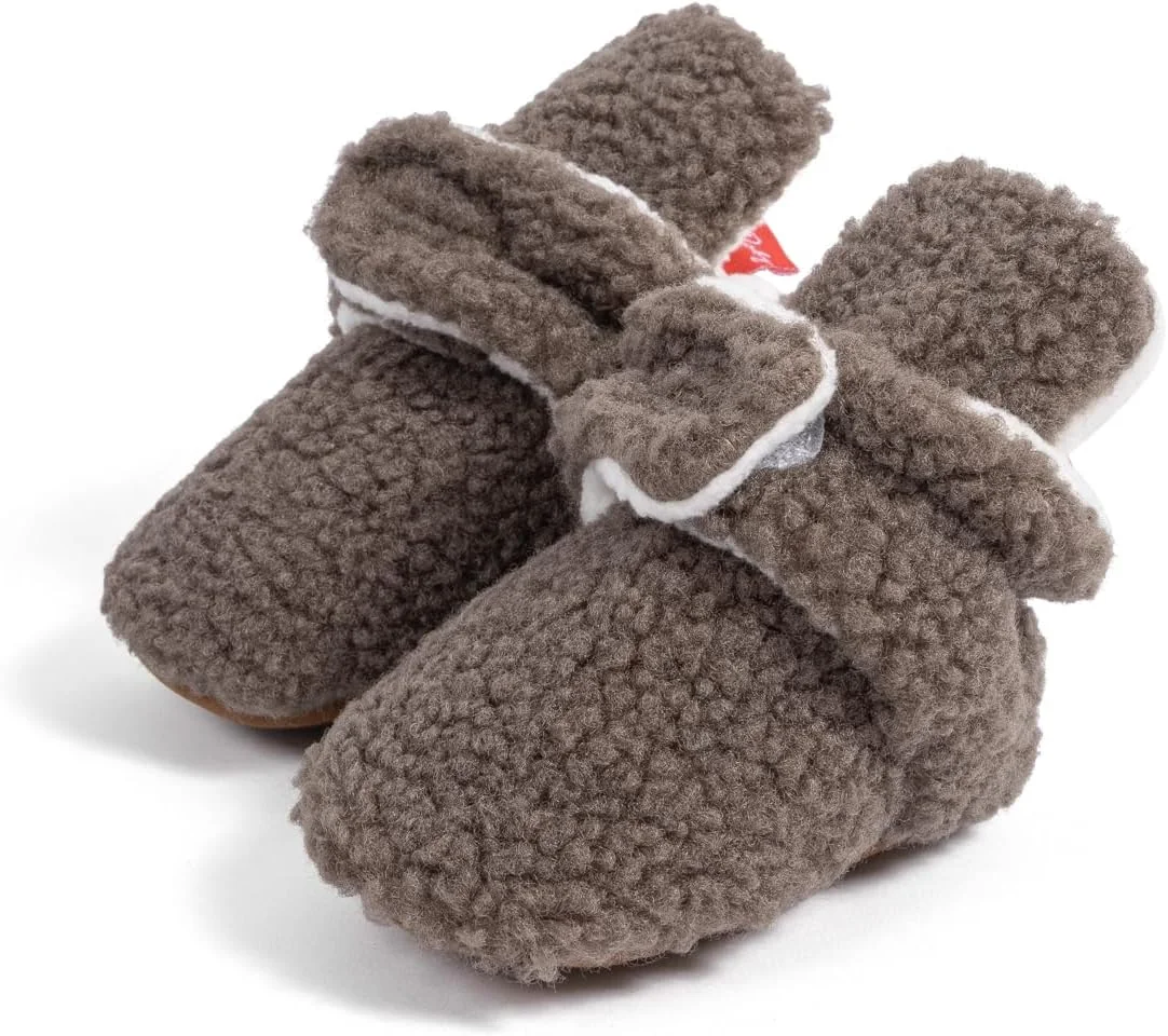 پاپوش نوزادی پسرانه دخترانه بابل ویت، جوراب پاپوش پشمی نرم، ضد لغزش، مناسب برای اولین قدم های کودک در زمستان پاپوش نوزادی پسرانه دخترانه بابل ویت، جوراب پاپوش پشمی نرم، ضد لغزش، مناسب برای اولین قدم های کودک در زمستان