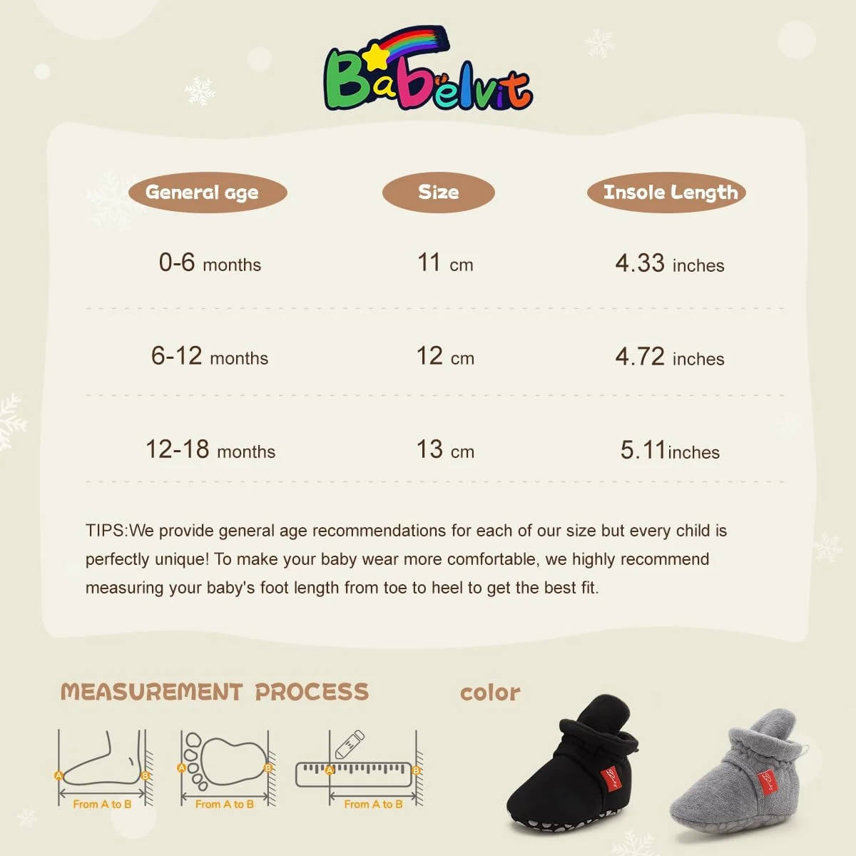 جوراب پاپوش پشمی نرم نوزادی پسرانه و دخترانه بابل ویت، ضد لغزش، مناسب برای اولین قدم های کودک در زمستان جوراب پاپوش پشمی نرم نوزادی پسرانه و دخترانه بابل ویت، ضد لغزش، مناسب برای اولین قدم های کودک در زمستان