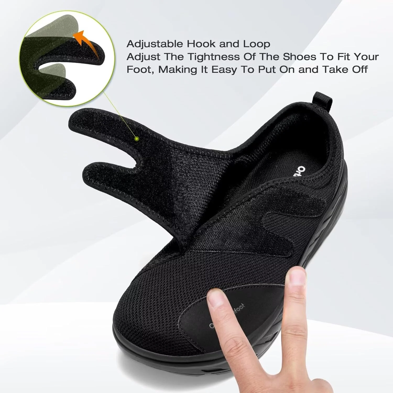 کفش پیاده روی ارتوپدی دیابتی مردانه OrthoComfoot با پهنای اضافی: پشتیبانی قابل تنظیم قوس پا، مناسب برای پلانتار فاشیایتیس، کفش های لغزنده برای پاهای متورم، کفش های راحتی ارتوپدی آسان برای درد پا و پاشنه کفش پیاده روی ارتوپدی دیابتی مردانه OrthoComfoot با پهنای اضافی: پشتیبانی قابل تنظیم قوس پا، مناسب برای پلانتار فاشیایتیس، کفش های لغزنده برای پاهای متورم، کفش های راحتی ارتوپدی آسان برای درد پا و پاشنه