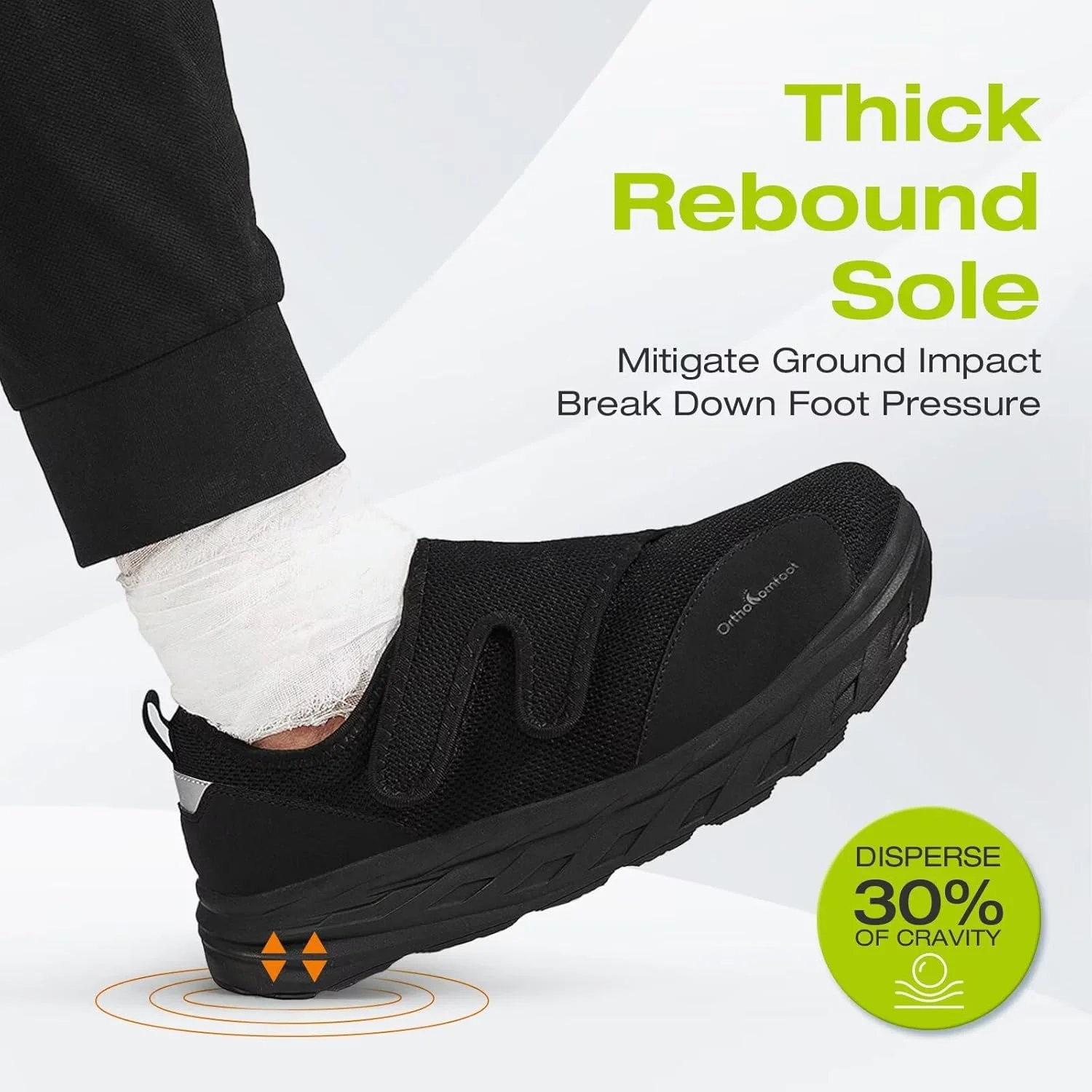 کفش پیاده روی ارتوپدی دیابتی مردانه OrthoComfoot با پهنای اضافی: پشتیبانی قابل تنظیم قوس پا، مناسب برای پلانتار فاشیایتیس، کفش های لغزنده برای پاهای متورم، کفش های راحتی ارتوپدی آسان برای درد پا و پاشنه کفش پیاده روی ارتوپدی دیابتی مردانه OrthoComfoot با پهنای اضافی: پشتیبانی قابل تنظیم قوس پا، مناسب برای پلانتار فاشیایتیس، کفش های لغزنده برای پاهای متورم، کفش های راحتی ارتوپدی آسان برای درد پا و پاشنه