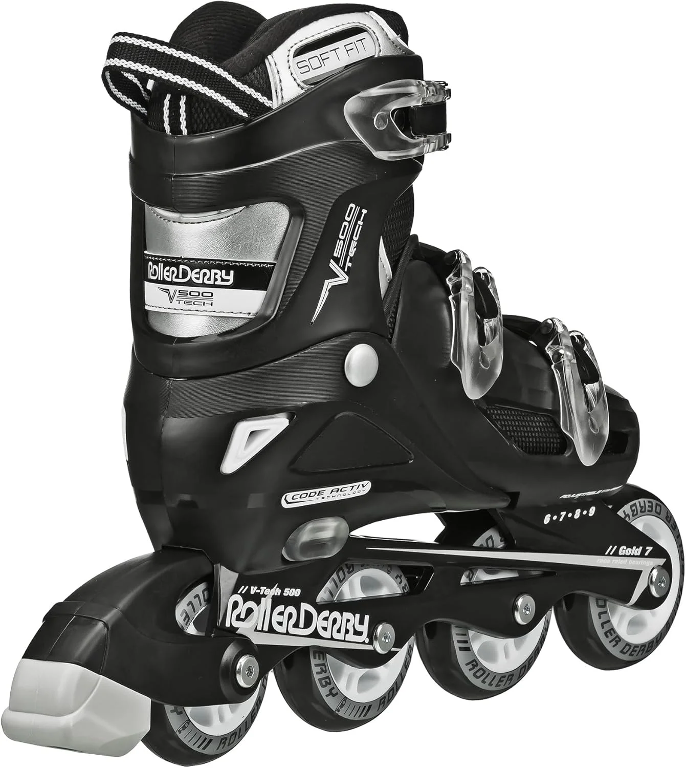 اسکیت های اینلاین Roller Derby Vtech/Cobra با سایز قابل تنظیم برای کودکان، نوجوانان و بزرگسالان اسکیت های اینلاین Roller Derby Vtech/Cobra با سایز قابل تنظیم برای کودکان، نوجوانان و بزرگسالان