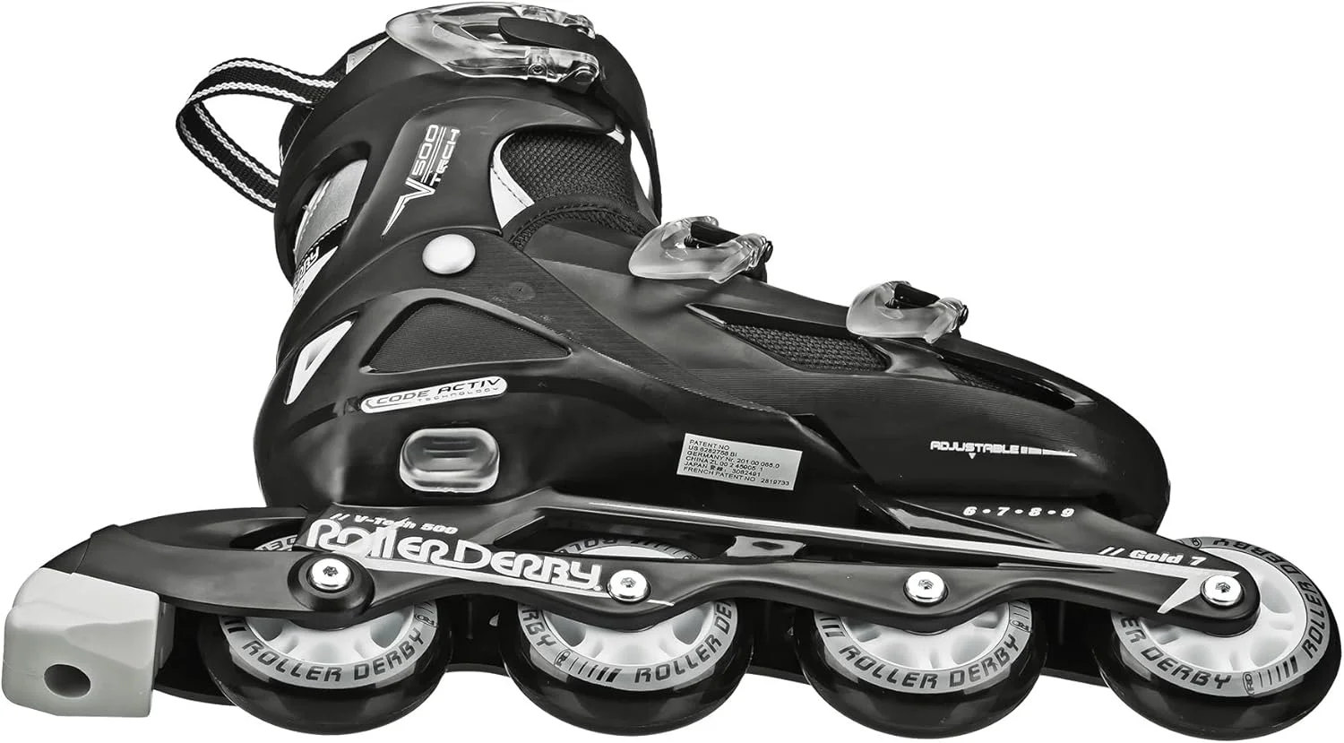 اسکیت های اینلاین Roller Derby Vtech/Cobra با سایز قابل تنظیم برای کودکان، نوجوانان و بزرگسالان اسکیت های اینلاین Roller Derby Vtech/Cobra با سایز قابل تنظیم برای کودکان، نوجوانان و بزرگسالان
