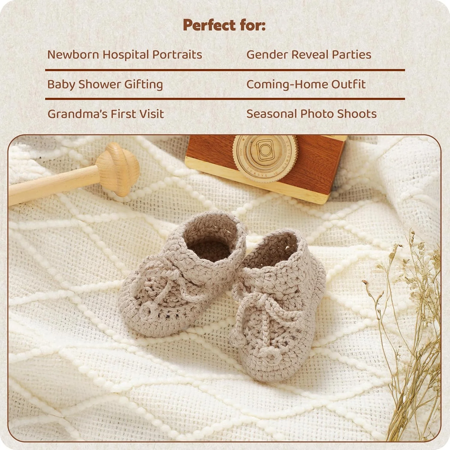کفش بوت نوزادی Hadetoto مدل 2686-booties کفش بوت نوزادی Hadetoto مدل 2686-booties
