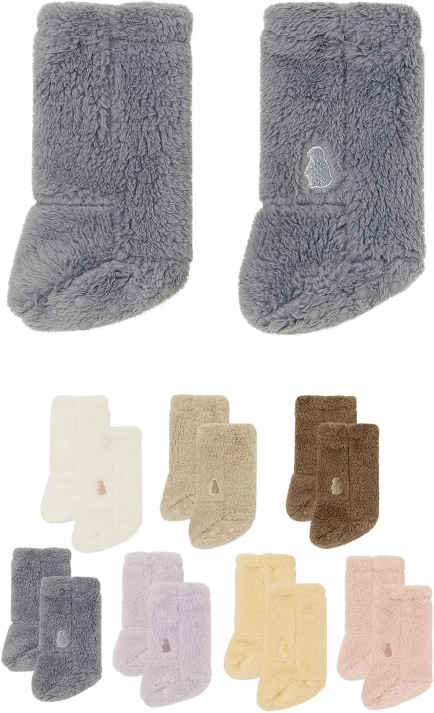 ست کلاه و پاپوش پشمی زمستانی نوزاد کُنی