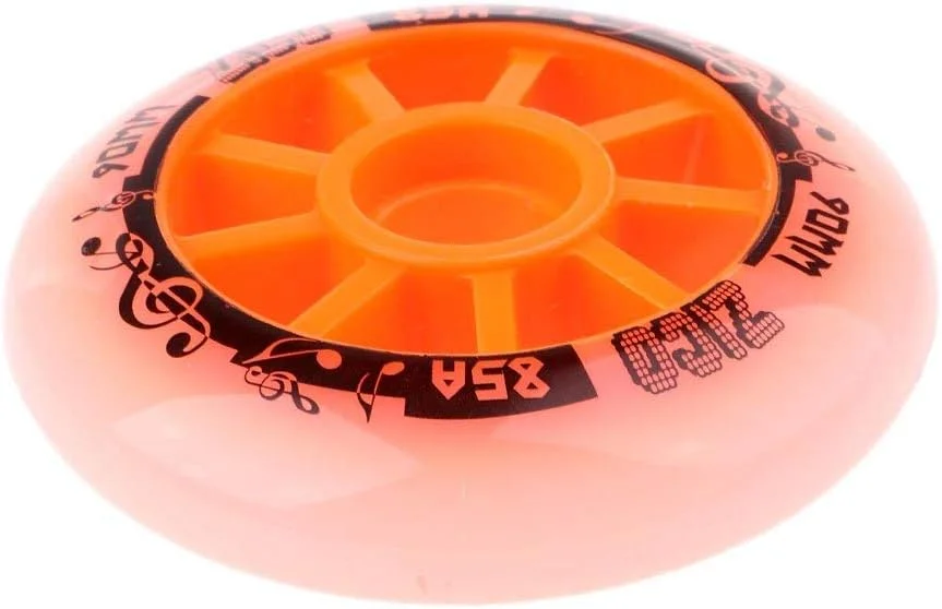 چرخ اسکیت SGerste PU مناسب فضای باز، چرخ های سرعتی جایگزین - 4 رنگ