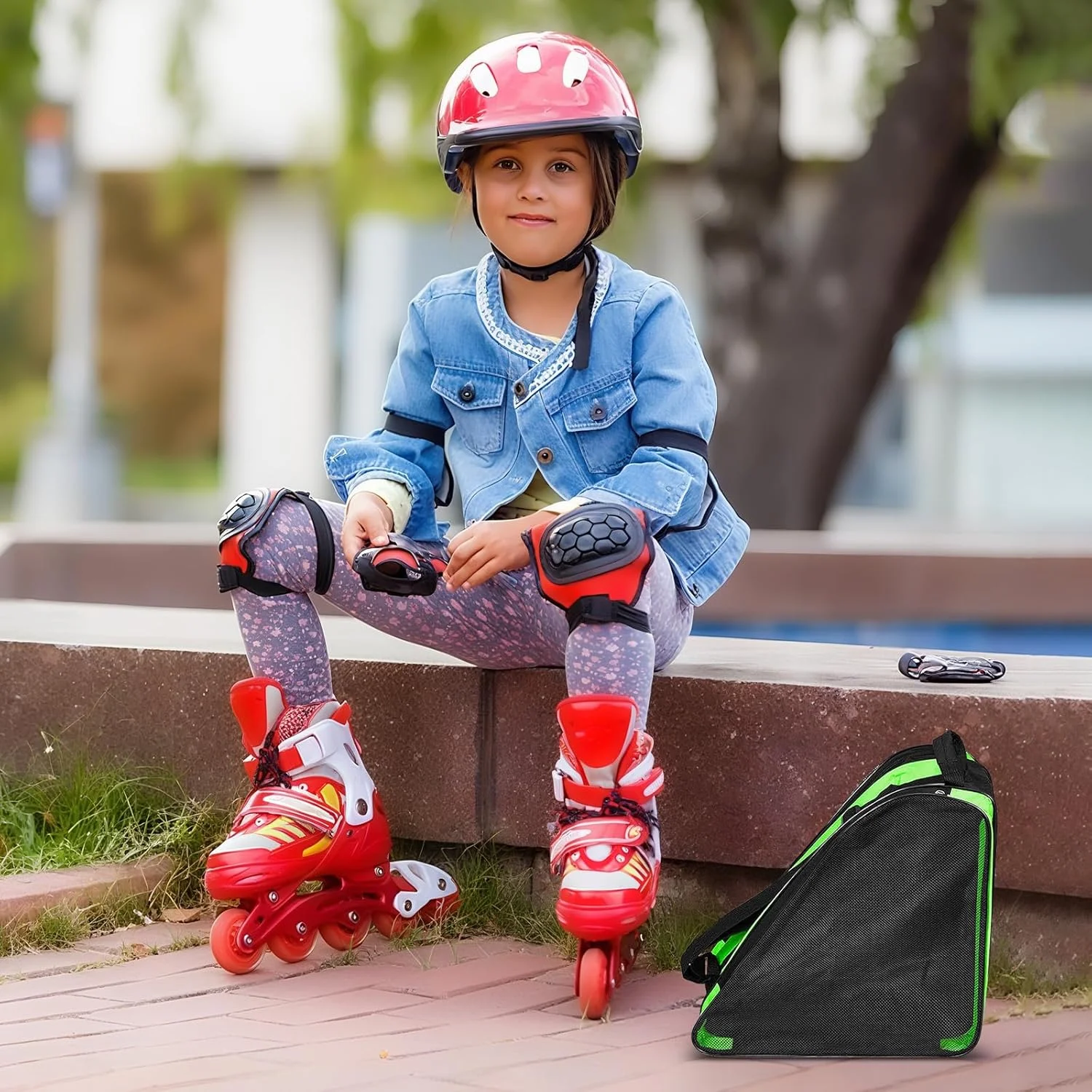 کیف اسکیت آپگرید شده برای دختران و زنان، مناسب اسکیت های رولربلید، یخ، اینلاین، اسکیت نمایشی و رولر بلید کیف اسکیت آپگرید شده برای دختران و زنان، مناسب اسکیت های رولربلید، یخ، اینلاین، اسکیت نمایشی و رولر بلید