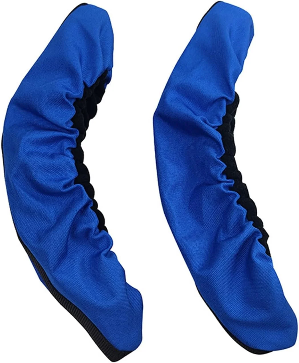 محافظ تیغه اسکیت یخ THE WHITE SHOP، محافظ برای اسکیت های هاکی، اسکیت های نمایشی و اسکیت های یخ، روکش های جاذب اسکیت برای کودکان، جوانان و بزرگسالان - مردان، زنان، پسران، دختران (رنگ: آبی، سایز: L)