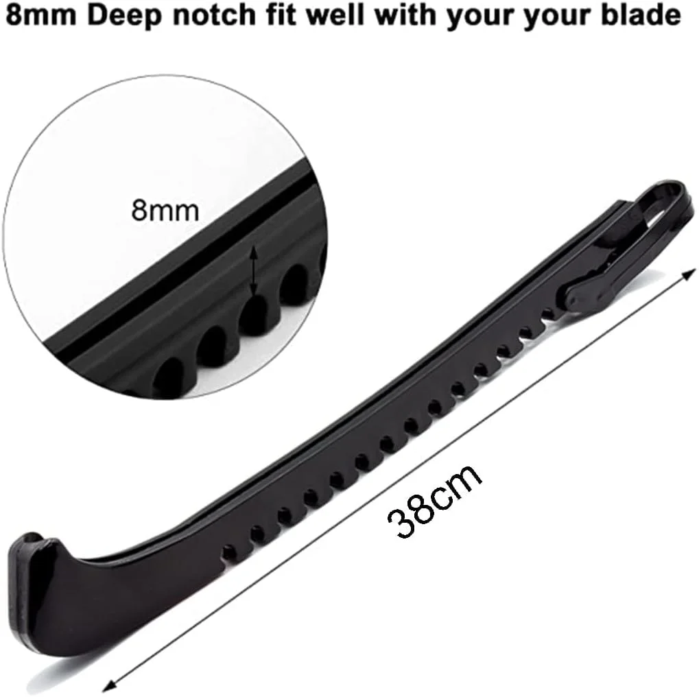 روکش تیغه اسکیت یخی با سایز قابل تنظیم / روکش تیغه اسکیت نمایشی / محافظ تیغه اسکیت ورزشی زمستانی / لوازم جانبی اسکیت یخی