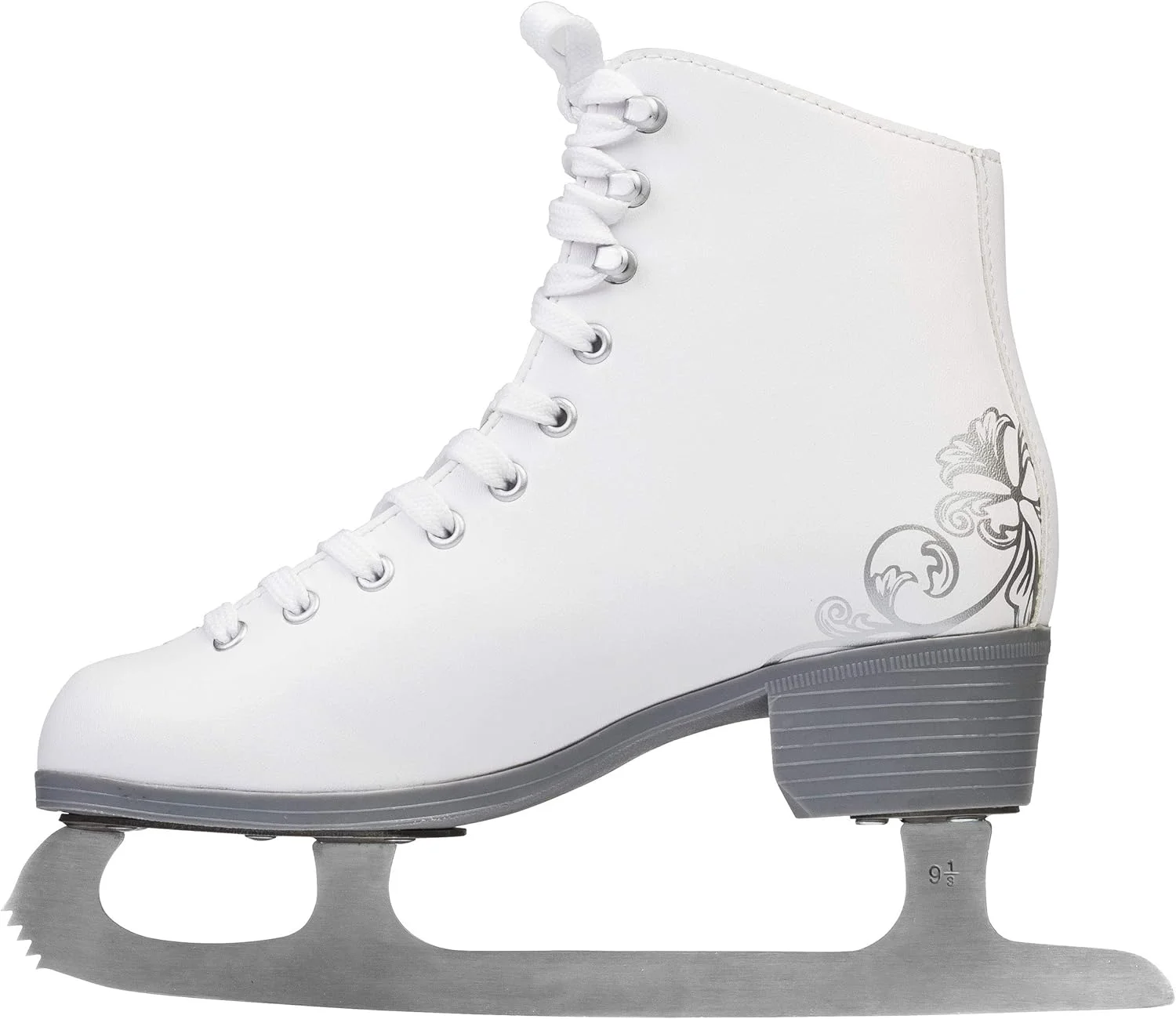 اسکیت های نمایشی دخترانه Rollerblade Bladerunner Allure، اسکیت یخی، جوانان، سفید، سایز 1