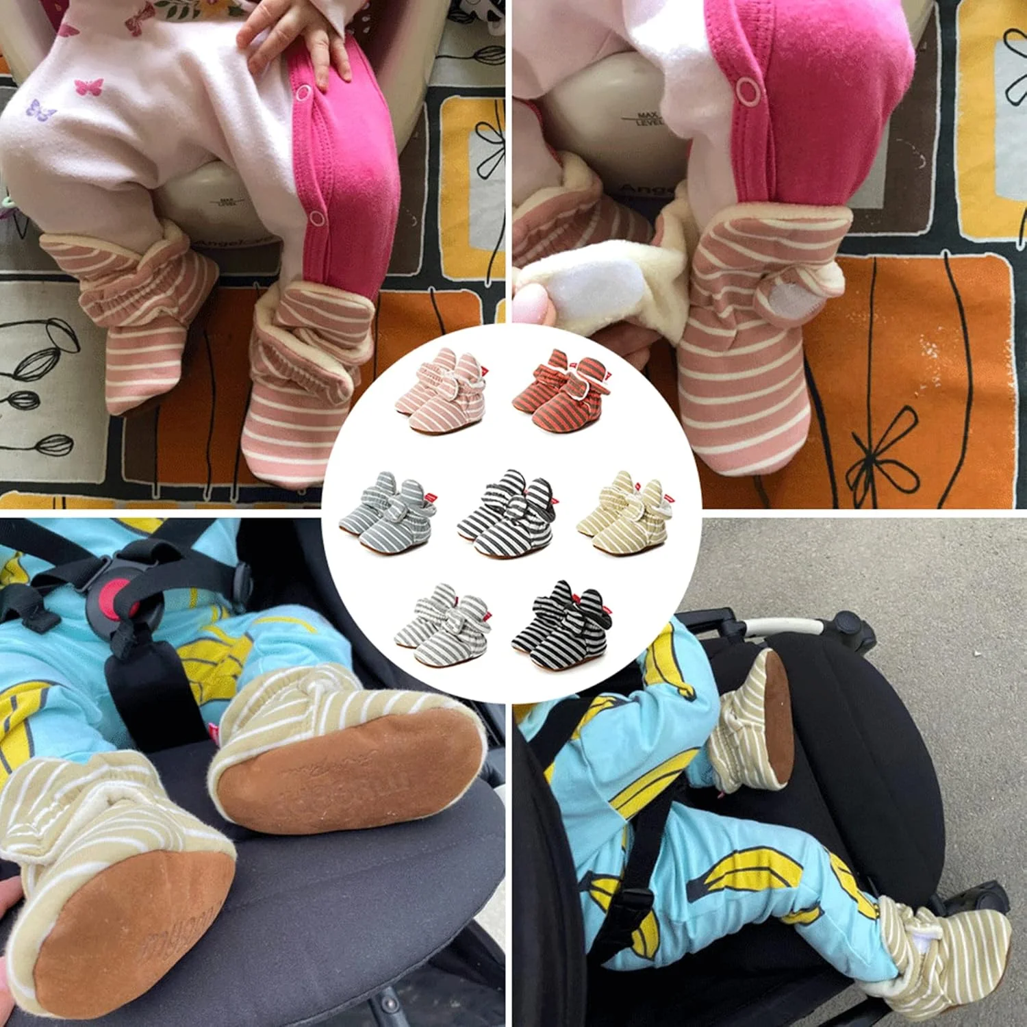پاپوش نوزادی TMEOG، بوت نوزادی، کفش های اولین قدم، جوراب زمستانی نوزاد، کفش گهواره ای برای پسران و دختران 0-18 ماهه پاپوش نوزادی TMEOG، بوت نوزادی، کفش های اولین قدم، جوراب زمستانی نوزاد، کفش گهواره ای برای پسران و دختران 0-18 ماهه