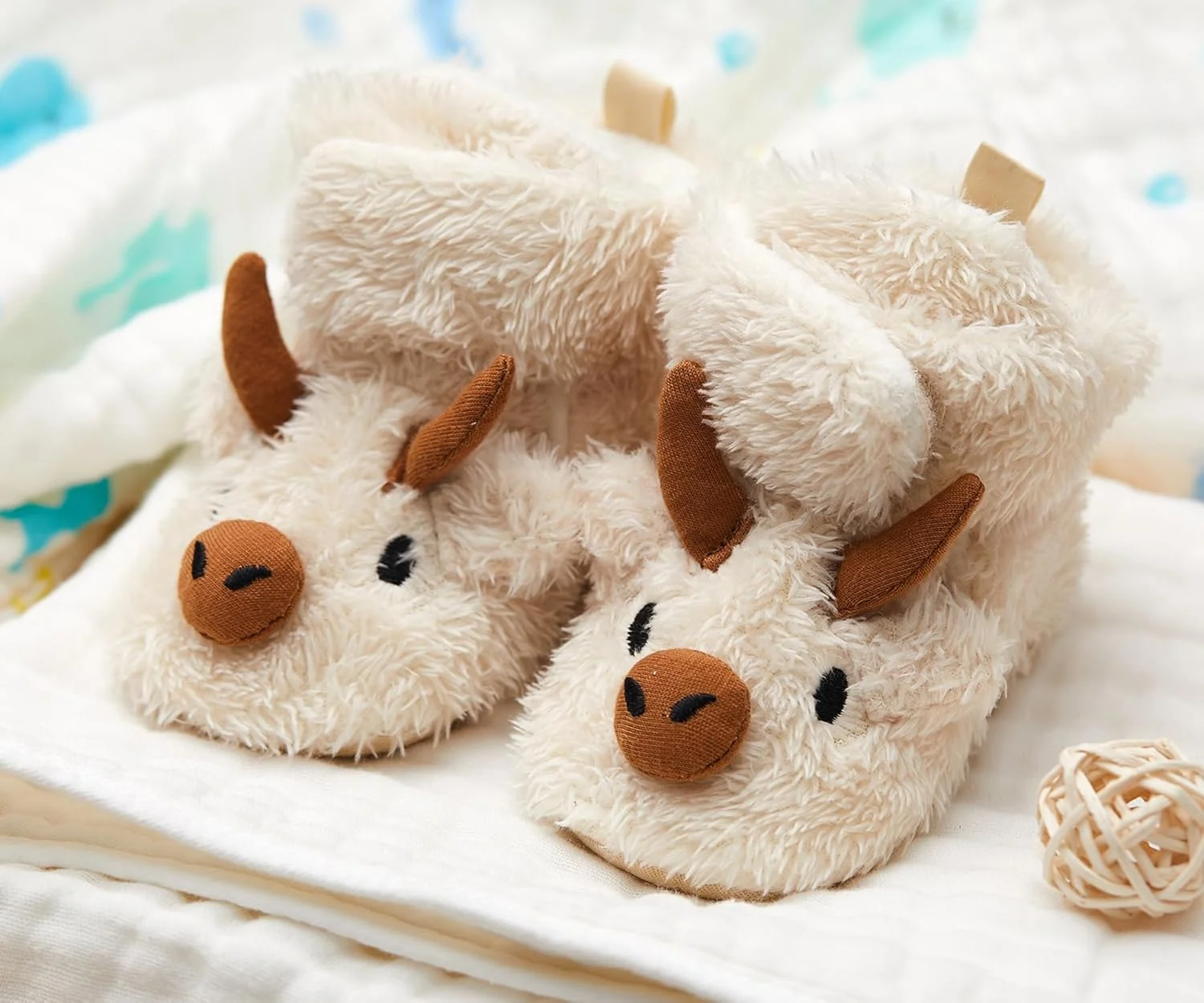 پاپوش نوزادی ShinyMatch، کفش نوزاد طرح حیوانات، پاپوش унисекс نوزادی برای دختر و پسر نوپا