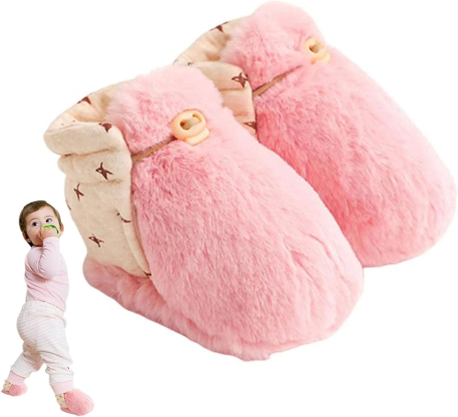 پاپوش نوزادی پولیشی | کفش های برفی نوزادی پولیشی دخترانه | پاپوش های نرم پنبه ای | پاپوش های گرم پنبه ای نوزادی پسرانه | پاپوش های دخترانه