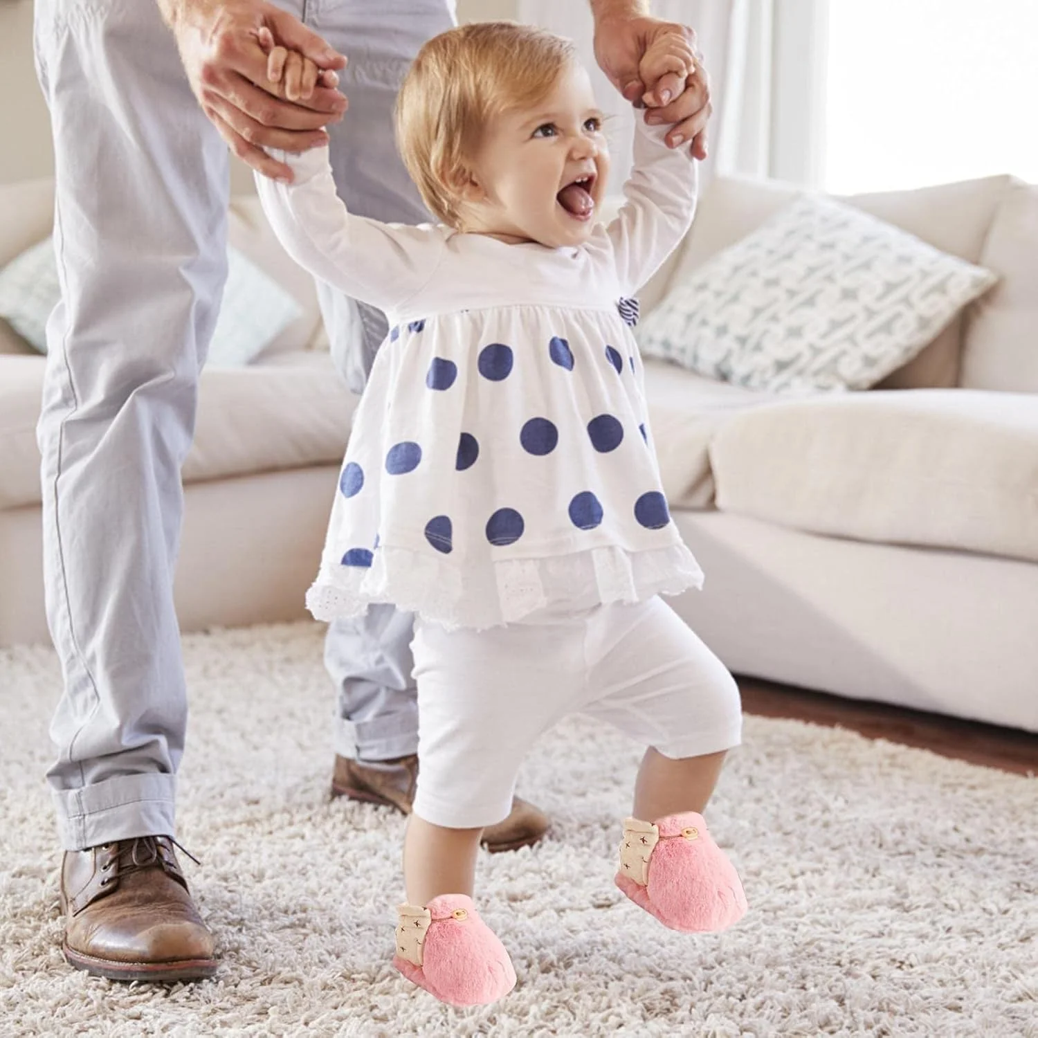 پاپوش نوزادی پولیشی | کفش های برفی نوزادی پولیشی دخترانه | پاپوش های نرم پنبه ای | پاپوش های گرم پنبه ای نوزادی پسرانه | پاپوش های دخترانه