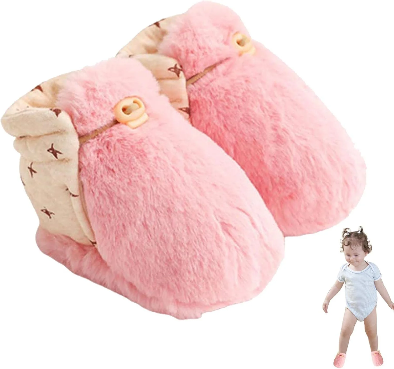 پاپوش نوزادی پولیشی | کفش های برفی نوزادی پولیشی دخترانه | پاپوش های نرم پنبه ای | پاپوش های گرم پنبه ای نوزادی پسرانه | پاپوش های دخترانه