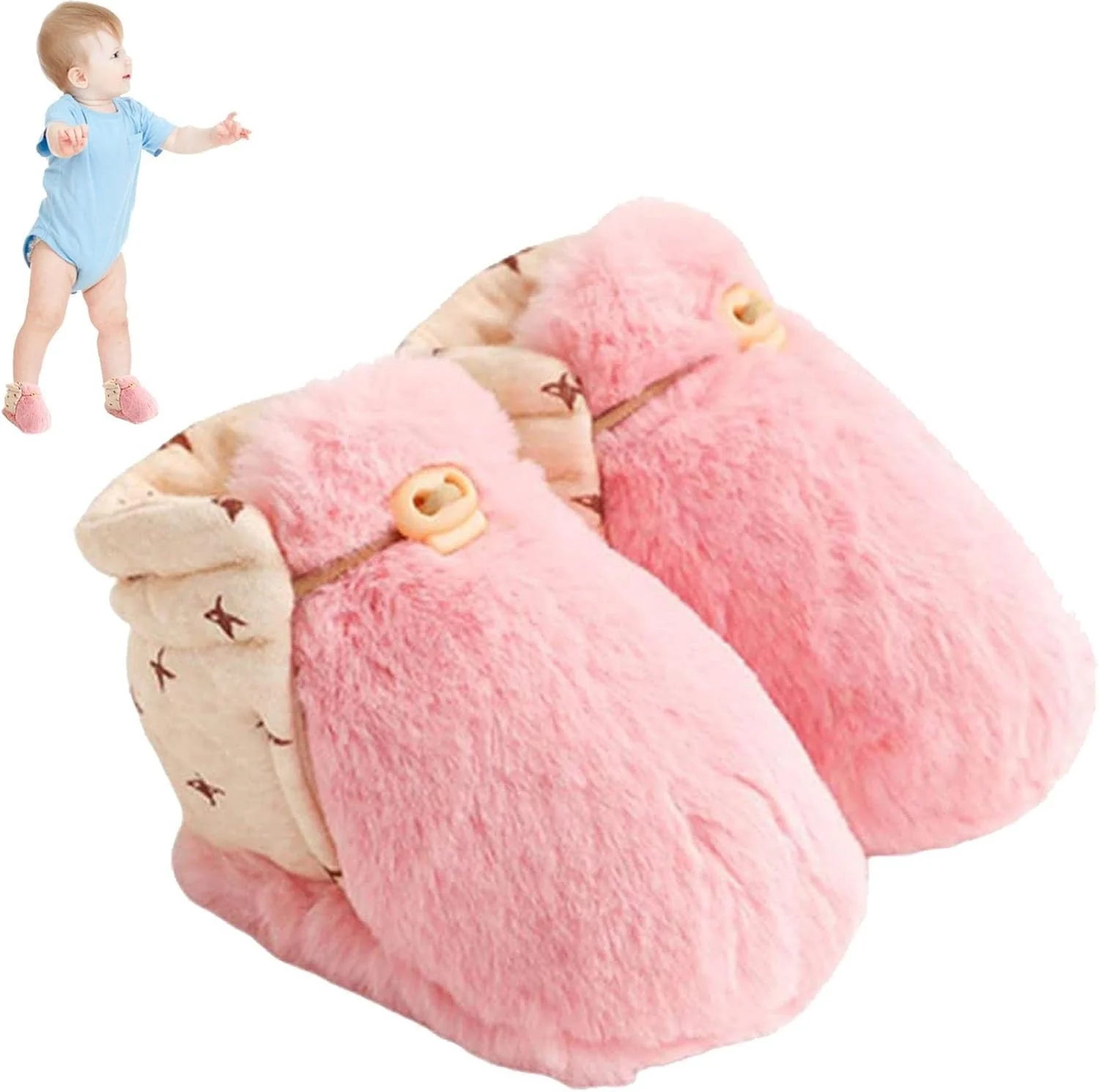 پاپوش نوزادی پولیشی | کفش های برفی نوزادی پولیشی دخترانه | پاپوش های نرم پنبه ای | پاپوش های گرم پنبه ای نوزادی پسرانه | پاپوش های دخترانه