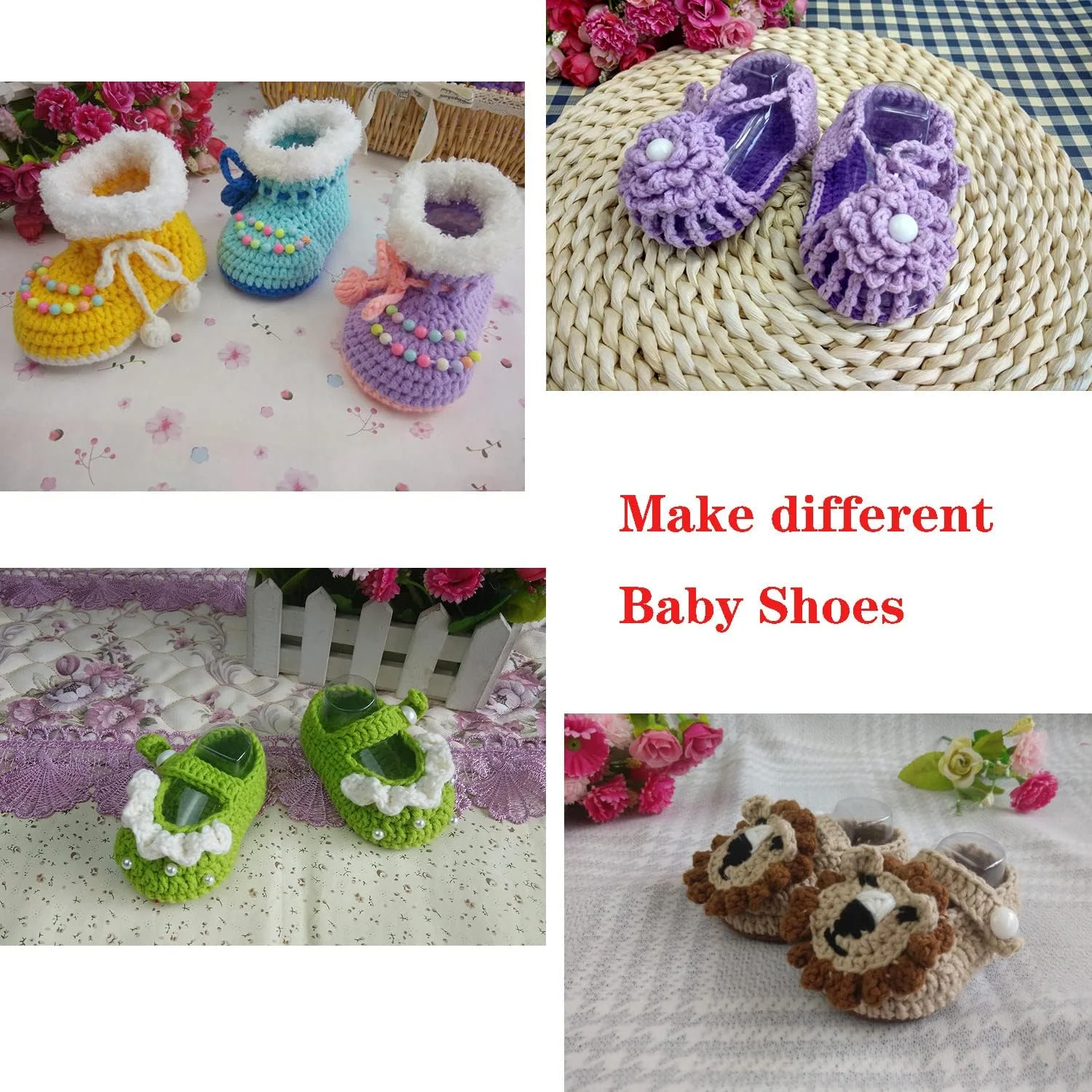 استند نمایش کفش نوزاد Ostlttyn، قالب جوراب نوزاد، 90 عدد پلاستیکی شفاف سایز 8، 9، 10 سانتی‌متری، بادوام، آبی