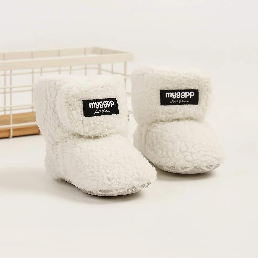 Ohwawadi پاپوش جورابی پشمی نرم و راحت نوزاد پسرانه دخترانه، کفش زمستانی گرم مناسب تخت نوزاد، اولین قدم ها