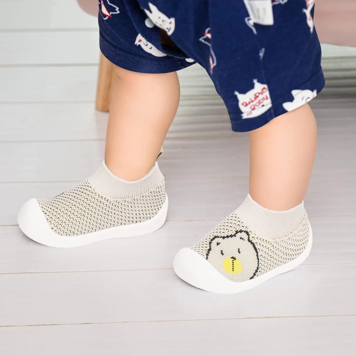 جوراب کفشی نوزاد نوپا ضد لغزش، دمپایی روفرشی، توری نخی تنفسی، زیره سبک وزن، مناسب نوزاد پسر، دختر، بچه ها و کودکان جوراب کفشی نوزاد نوپا ضد لغزش، دمپایی روفرشی، توری نخی تنفسی، زیره سبک وزن، مناسب نوزاد پسر، دختر، بچه ها و کودکان