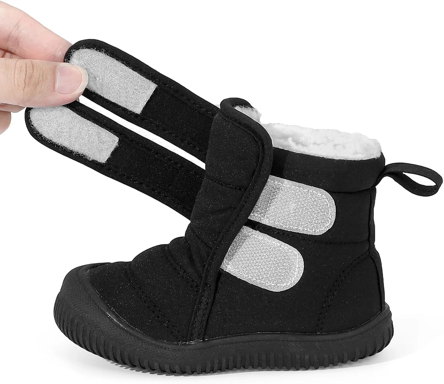 بوت های زمستانی مخملی گرم نوزادی MASOCIO، ضد لغزش، سایز 19-27 اروپا بوت های زمستانی مخملی گرم نوزادی MASOCIO، ضد لغزش، سایز 19-27 اروپا