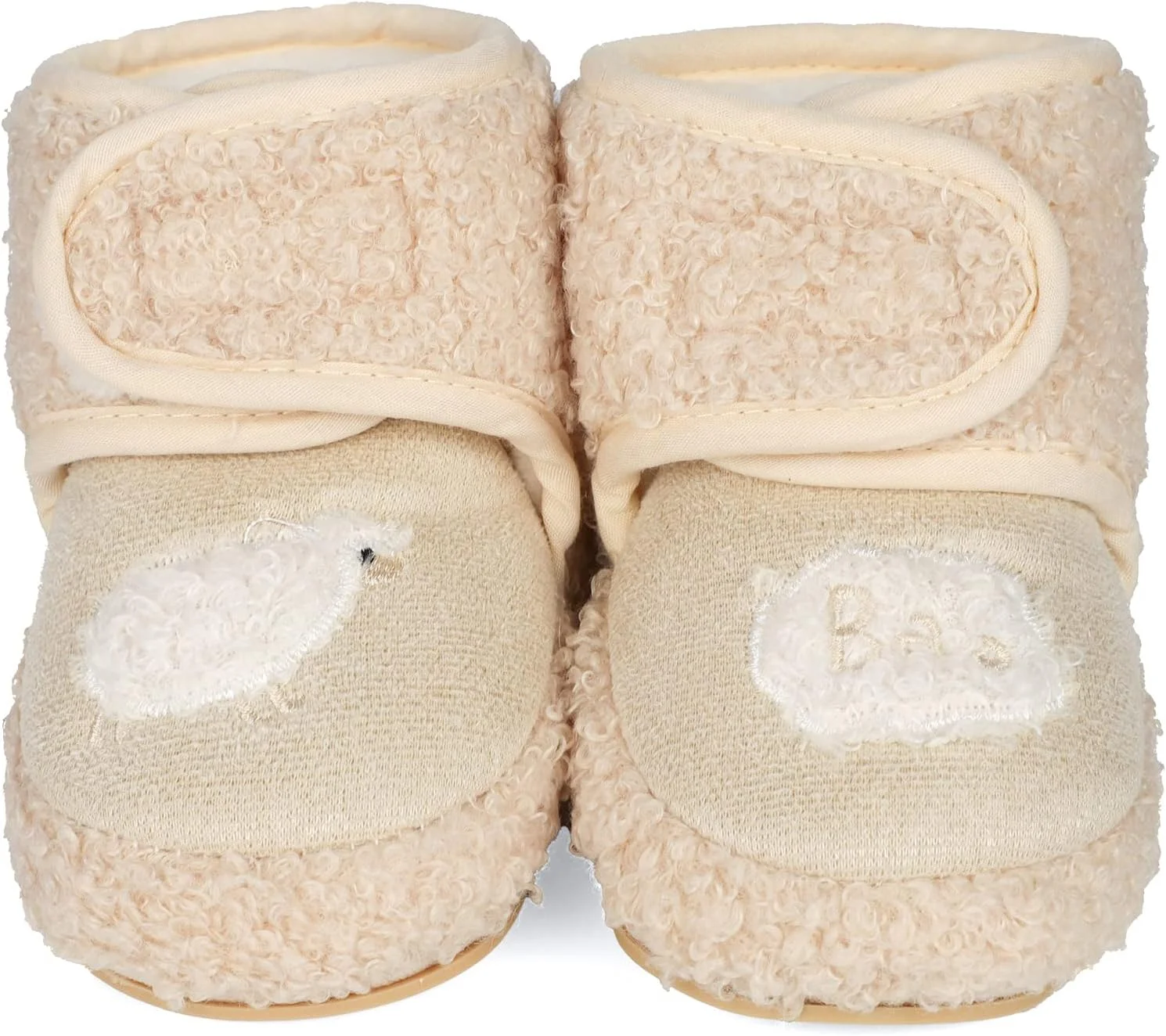 بوت زمستانی نوزاد ماسوسیو унисекс با زیره نرم و طرح گوسفند، کفش های ضد لغزش