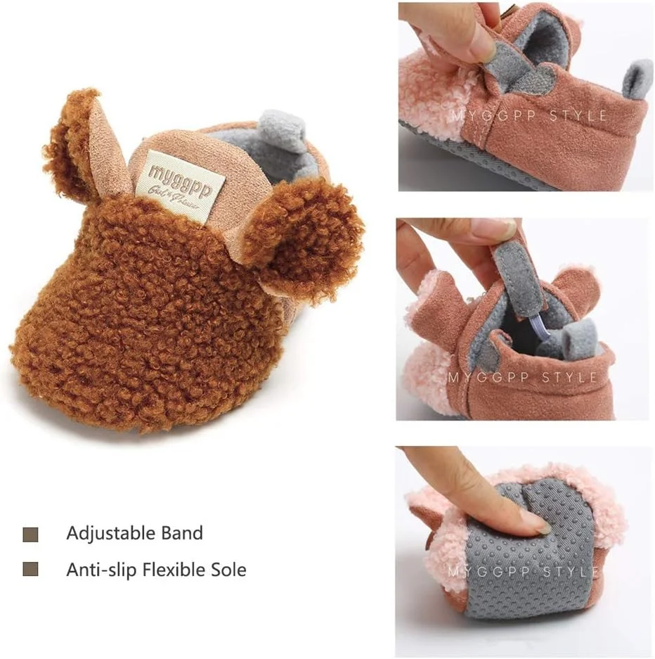 پاپوش نوزادی LAFEGEN مناسب پسران و دختران با آستر نرم و ضد لغزش، جوراب های روفرشی نوزادی و نوپایی، کفش های تختخوابی مناسب اولین قدم ها 0-18 ماه