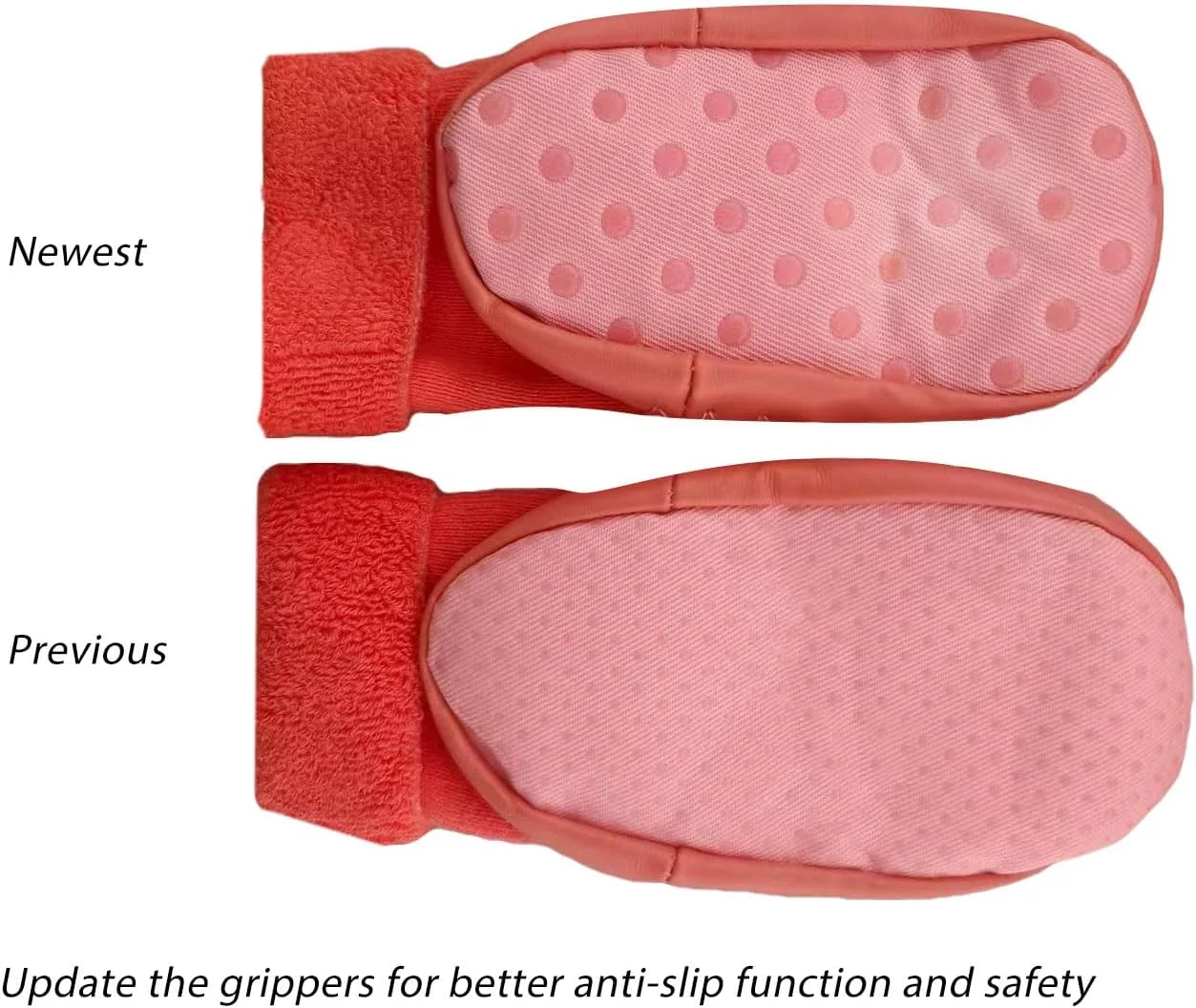 MarJunSep کفشهای پاپوش جورابی نوزادی پسرانه دخترانه با طرح موکاسین، ضد لغزش، مناسب داخل خانه، جوراب، پاپوش با گریپ MarJunSep کفشهای پاپوش جورابی نوزادی پسرانه دخترانه با طرح موکاسین، ضد لغزش، مناسب داخل خانه، جوراب، پاپوش با گریپ