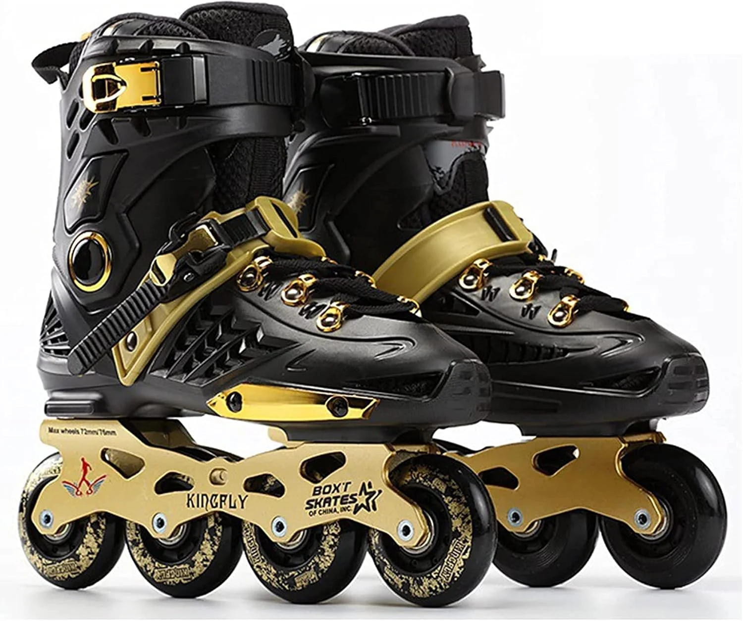 اسکیت های غلتکی حرفه ای TISTIK برای بزرگسالان، زنان و مردان، کفش های اسکیت تهاجمی تک ردیفه برای فضای باز و داخل سالن، چکمه های غلتکی مبتدی برای تناسب اندام ورزشی