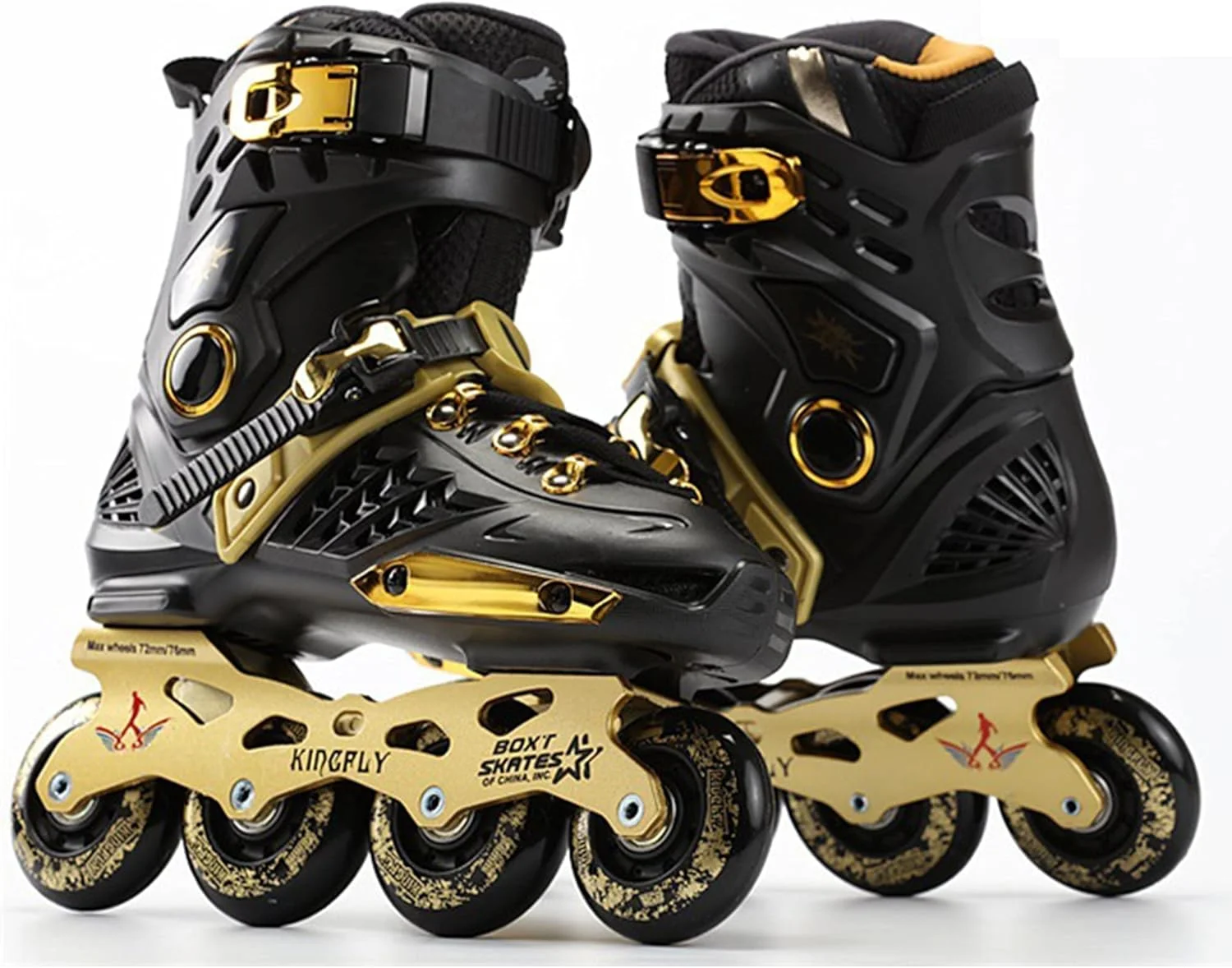 اسکیت های TISTIK Inline برای بزرگسالان، اسکیت های تهاجمی Inline تک ردیفه برای فضای باز و داخل سالن، کفش های اسکیت غلتکی برای ورزش و تناسب اندام مردان و زنان