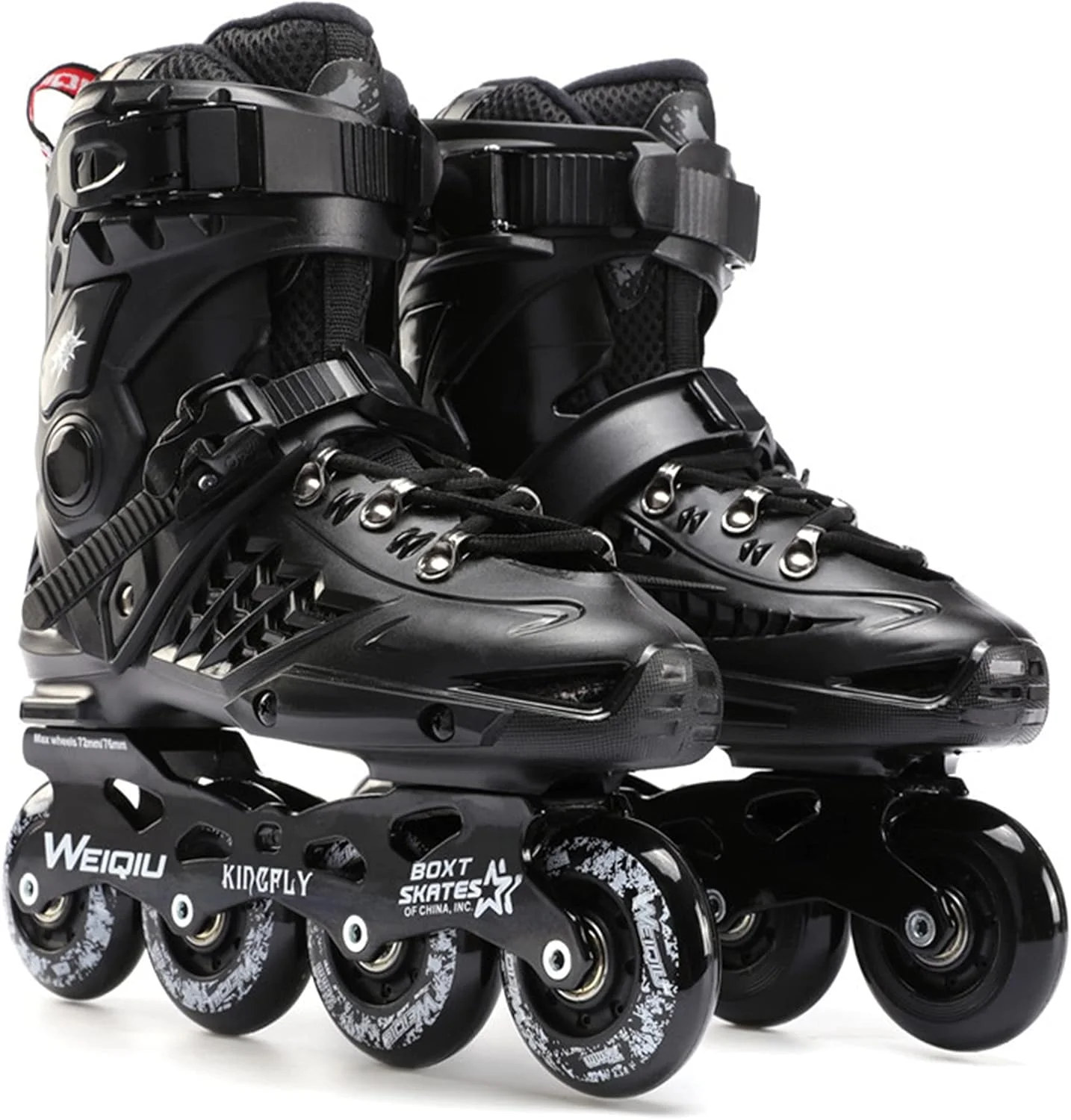 اسکیت های TISTIK Inline برای بزرگسالان، اسکیت های تهاجمی Inline تک ردیفه برای فضای باز و داخل سالن، کفش های اسکیت غلتکی برای ورزش و تناسب اندام مردان و زنان