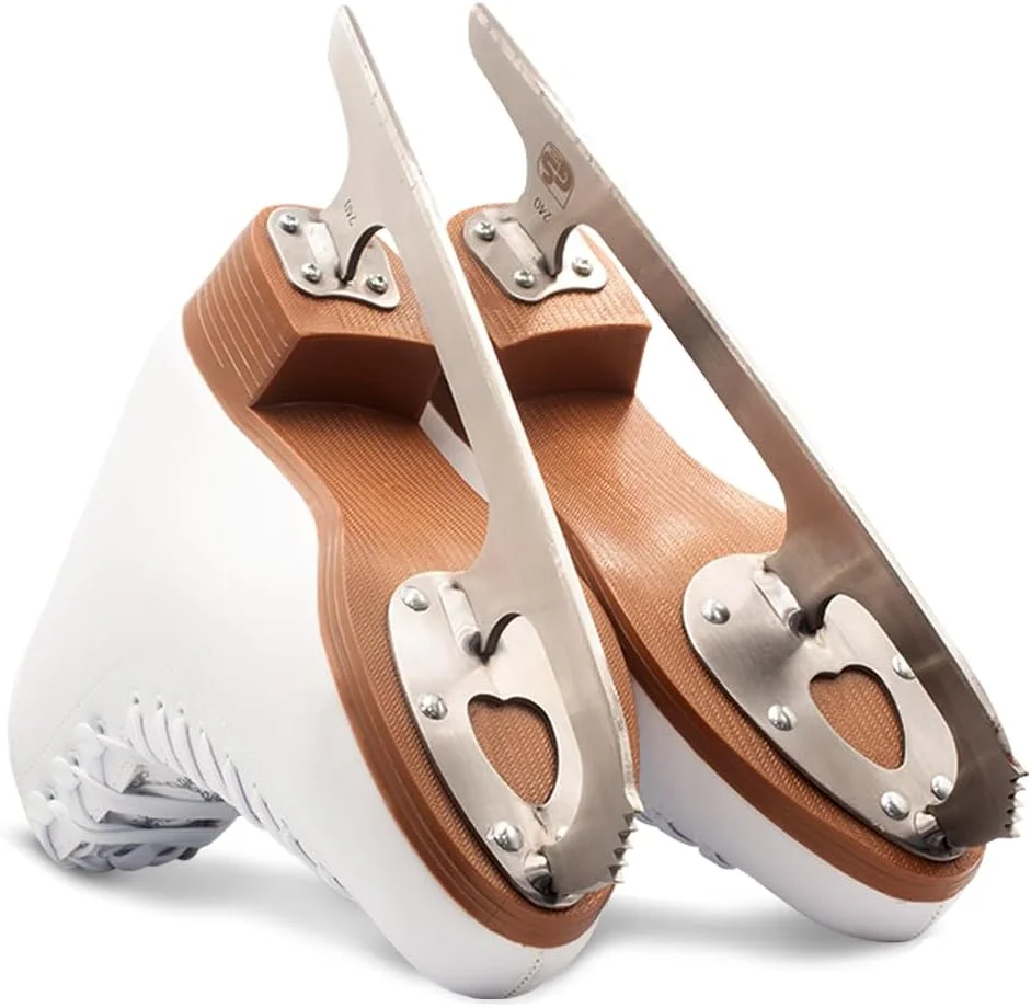 اسکیت های یخی BAUD، اسکیت های یخی زنانه دخترانه، چکمه اسکیت نرم