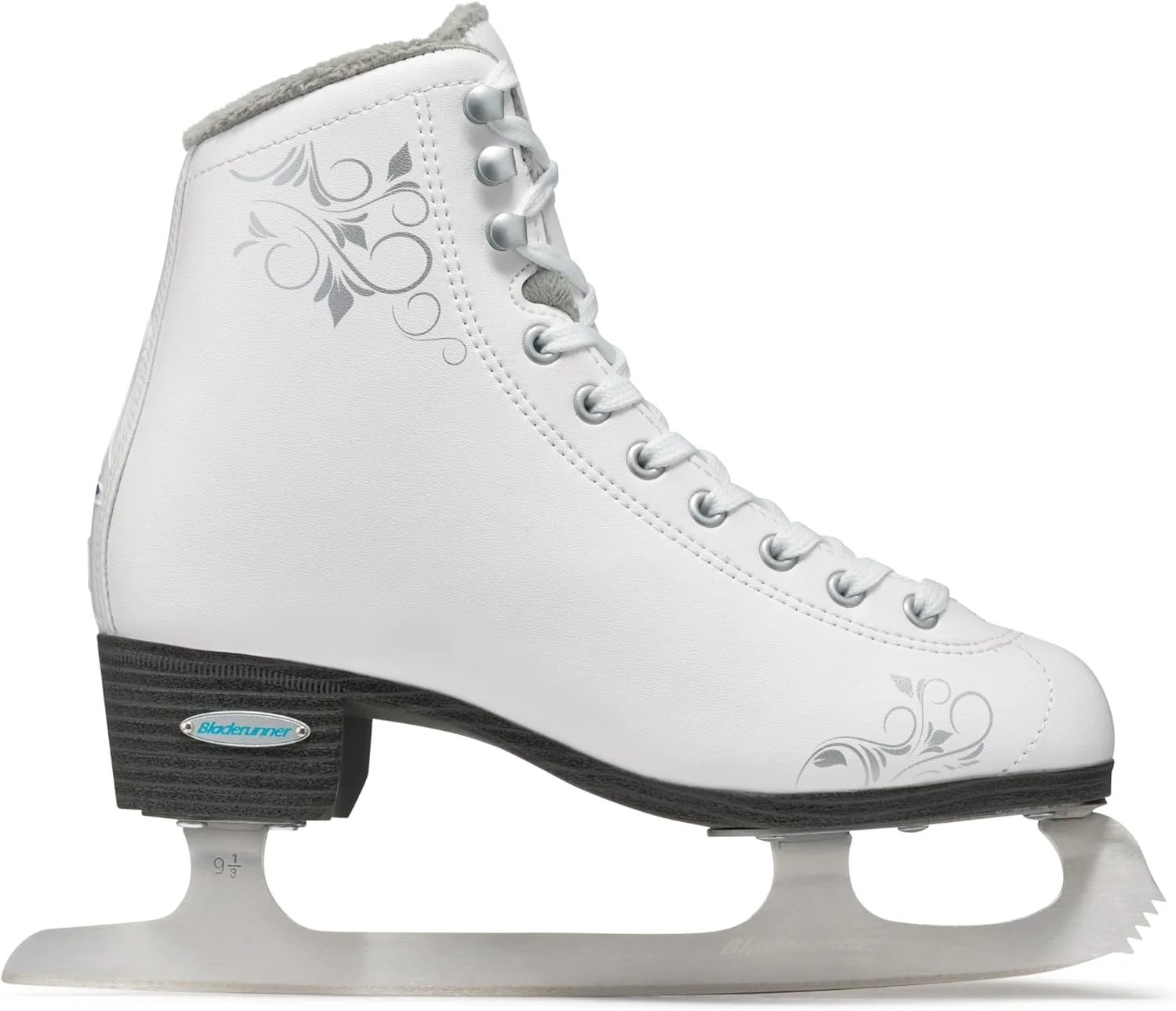 اسکیت نمایشی زنانه بلیدرانر مدل Aurora W سفید/نقره ای