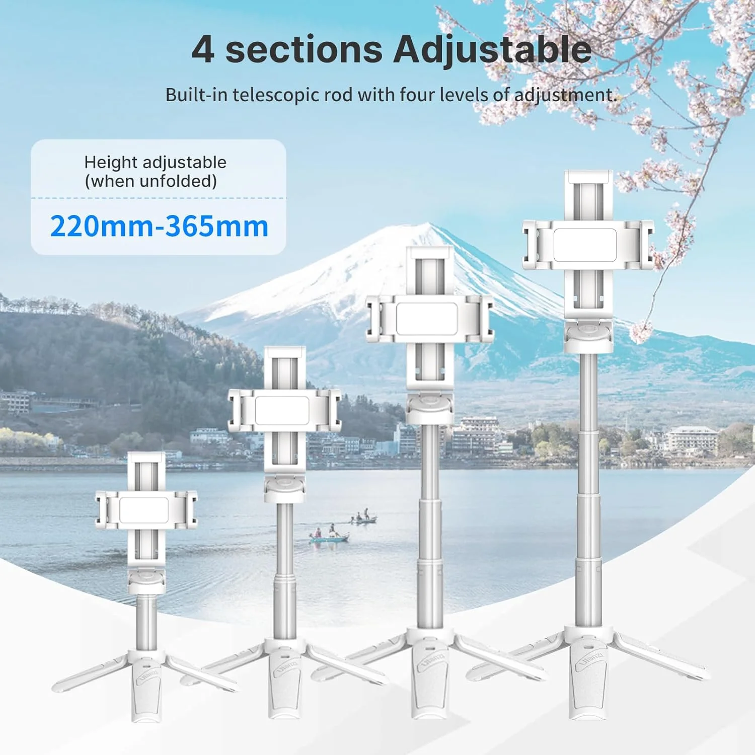 سه پایه سلفی استیک ULANZI JJ02، سه پایه گوشی با گریپ قابل افزایش طول با ریموت جداشدنی سایز جیبی، گریپ مینی گوشی 3 در 1 با 2 کفشک سرد، شاتر بی سیم 10 متری، مناسب برای ولاگ، پخش زنده و عکاسی (سفید) سه پایه سلفی استیک ULANZI JJ02، سه پایه گوشی با گریپ قابل افزایش طول با ریموت جداشدنی سایز جیبی، گریپ مینی گوشی 3 در 1 با 2 کفشک سرد، شاتر بی سیم 10 متری، مناسب برای ولاگ، پخش زنده و عکاسی (سفید)