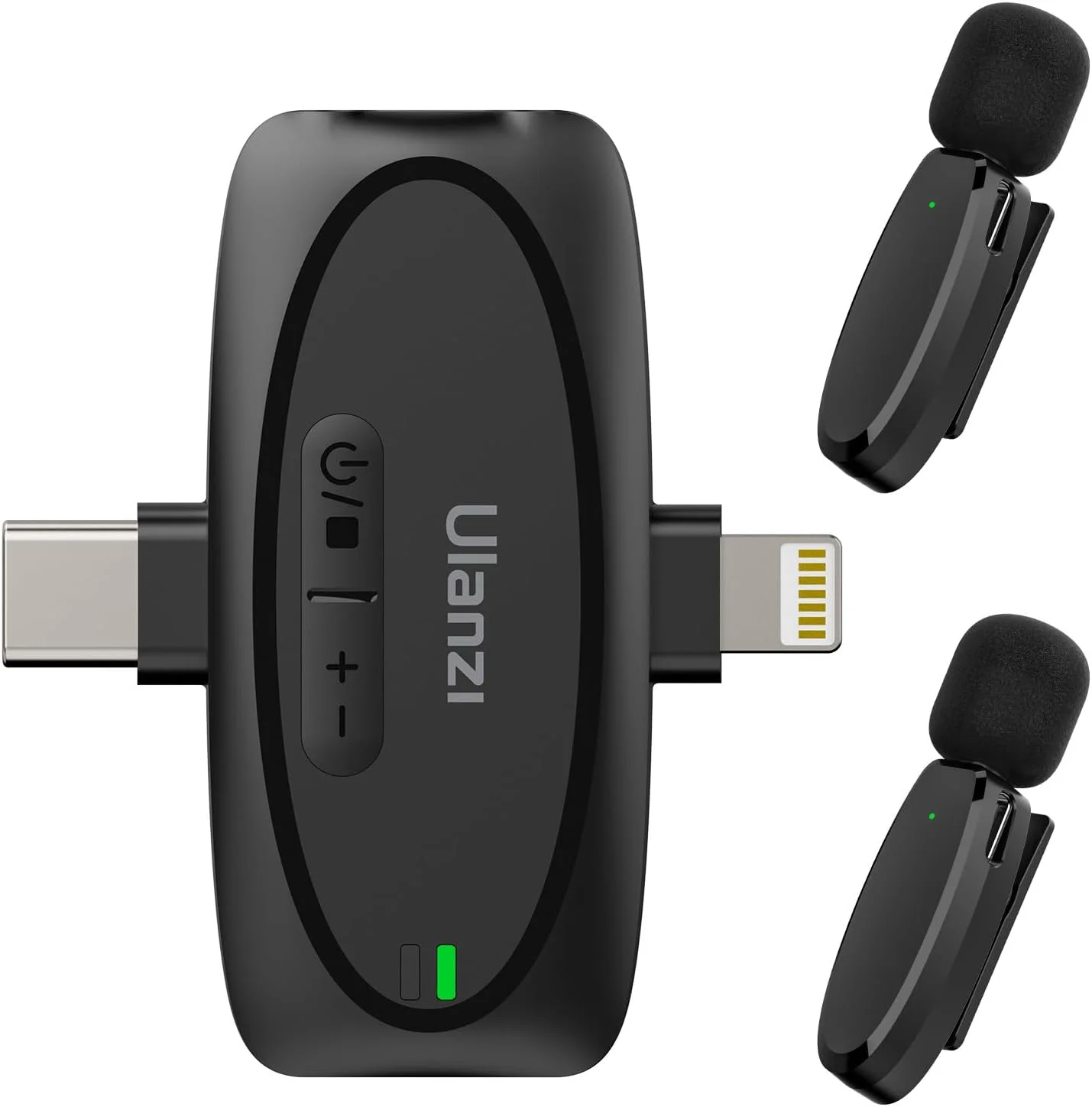 میکروفون یقه ای بی سیم ULANZI V6 برای آیفون، آیپد، دوربین اندروید، میکروفون 3 در 1 Plug-Play برای ضبط ویدیو با تلفن، مصاحبه، یوتیوبرها، وبلاگ نویسان، برد انتقال 164 فوت میکروفون یقه ای بی سیم ULANZI V6 برای آیفون، آیپد، دوربین اندروید، میکروفون 3 در 1 Plug-Play برای ضبط ویدیو با تلفن، مصاحبه، یوتیوبرها، وبلاگ نویسان، برد انتقال 164 فوت
